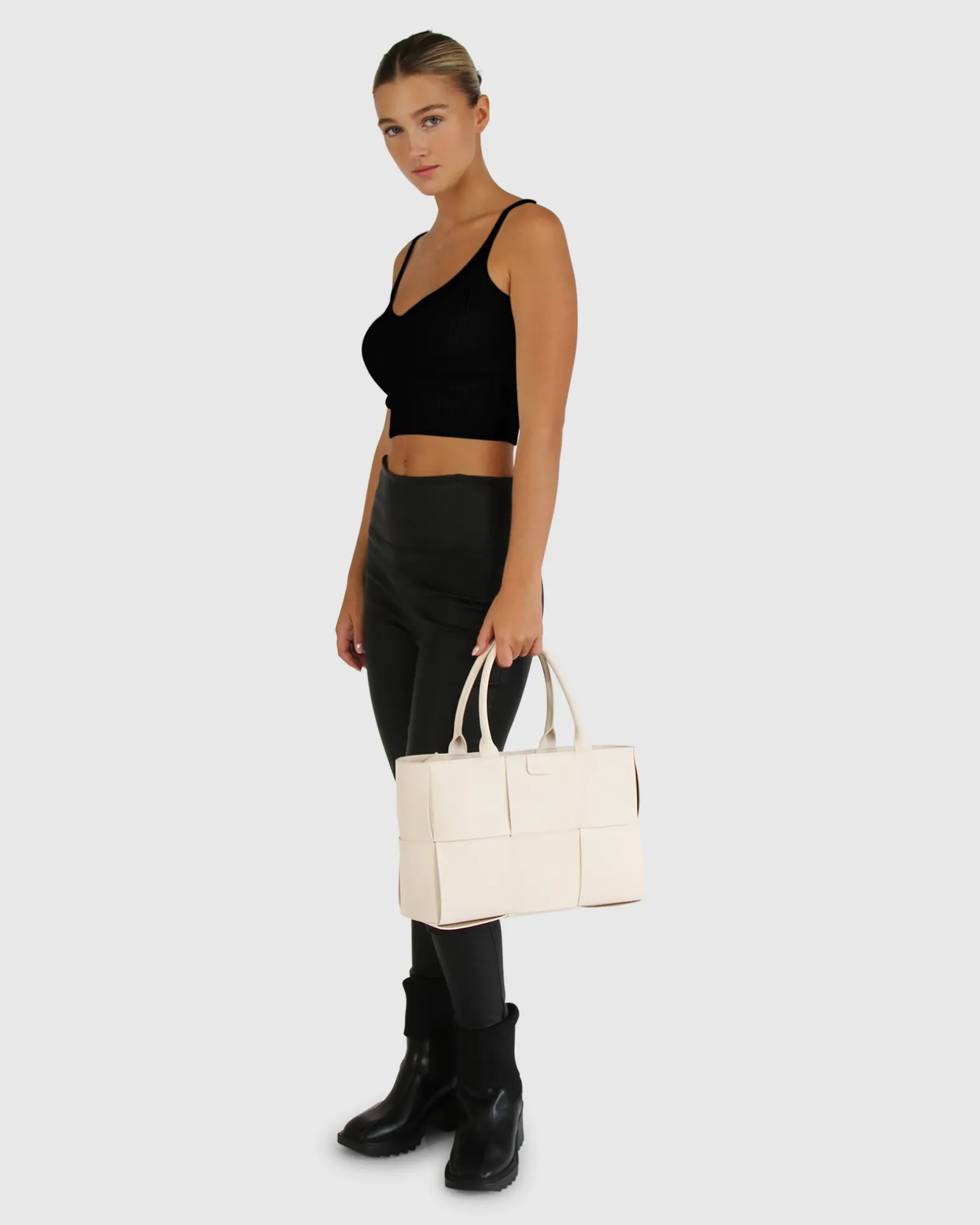 Belle & Bloom Tops>All I Need Knit Crop -