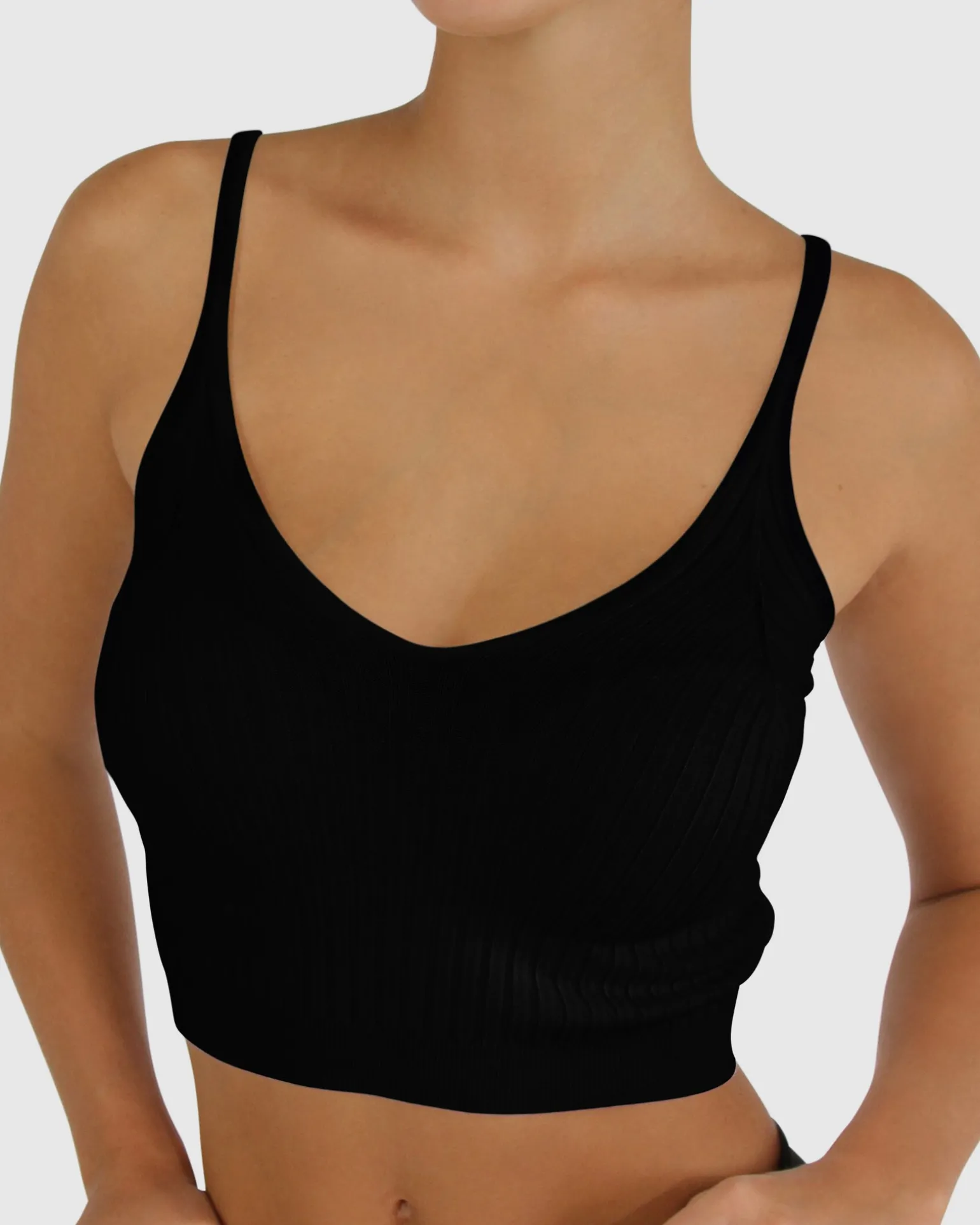 Belle & Bloom Tops>All I Need Knit Crop -