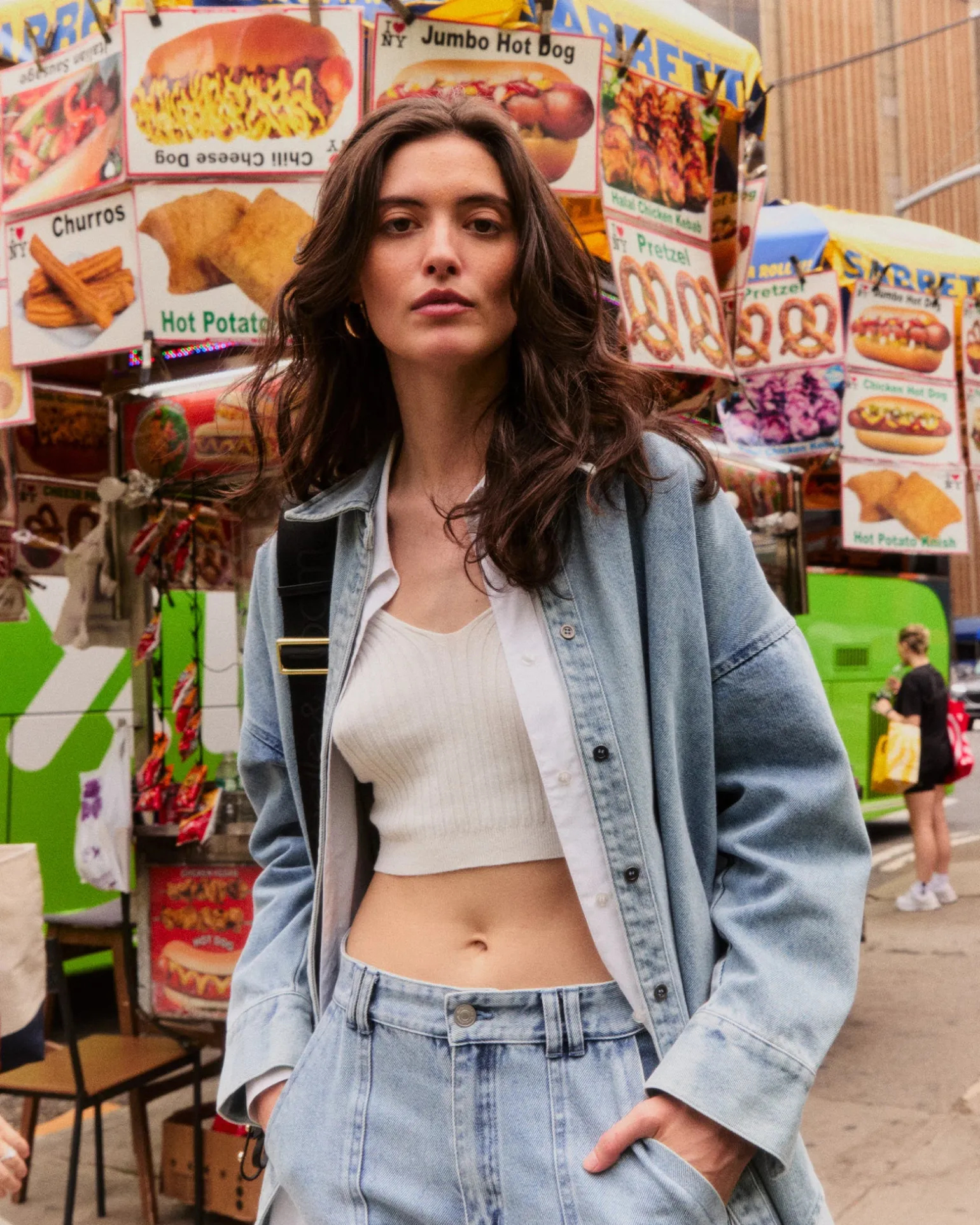 Belle & Bloom Tops>All I Need Knit Crop -