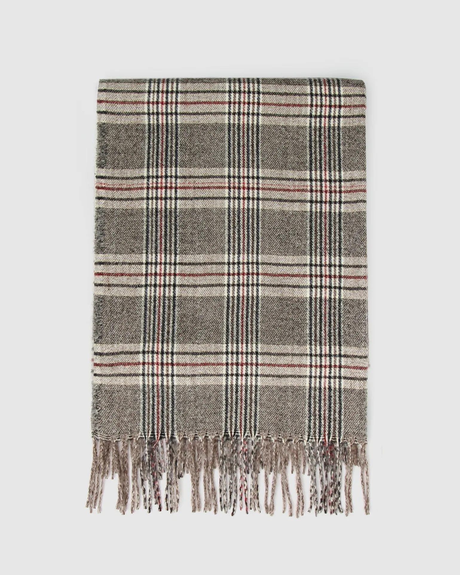 Belle & Bloom Scarves>Aspen Plaid Scarf -