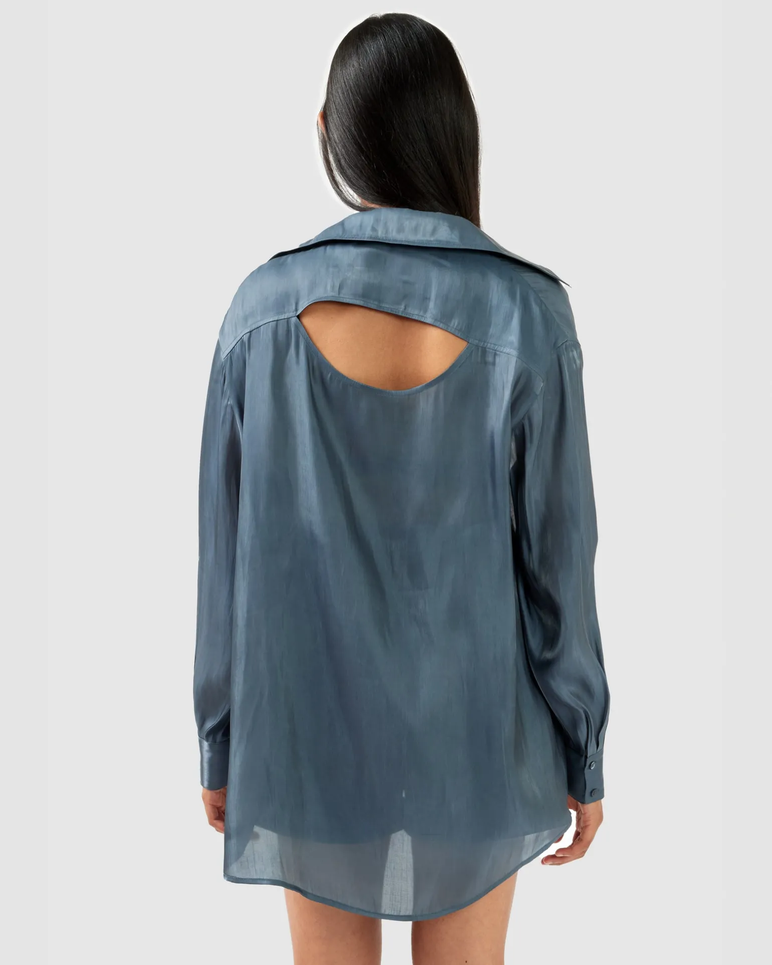 Belle & Bloom Shirts & Blouses>Back To You Irredescent Shirt -