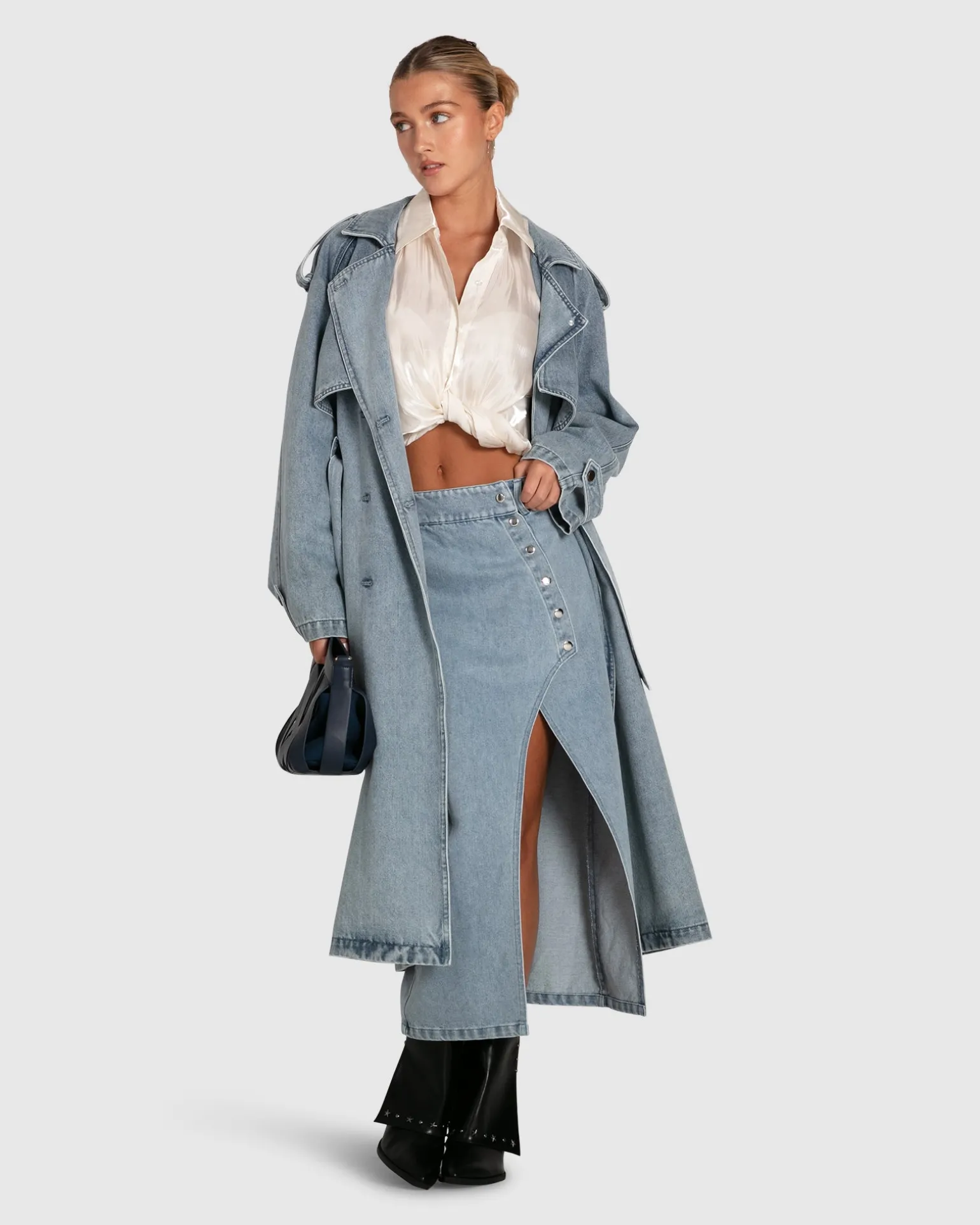 Belle & Bloom Shirts & Blouses>Back To You Irredescent Shirt -
