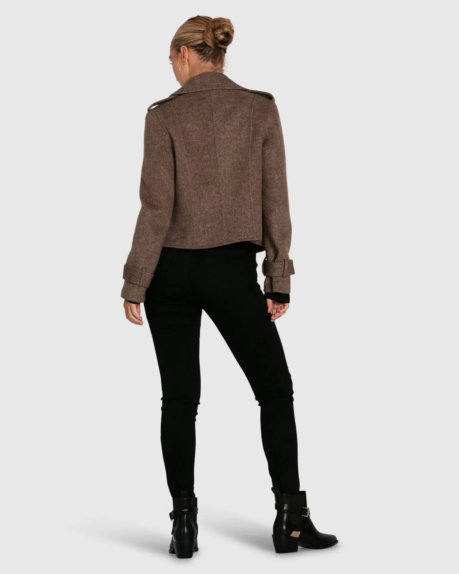 Belle & Bloom Wool Coats | Wool Coats>Better Off Military Peacoat -