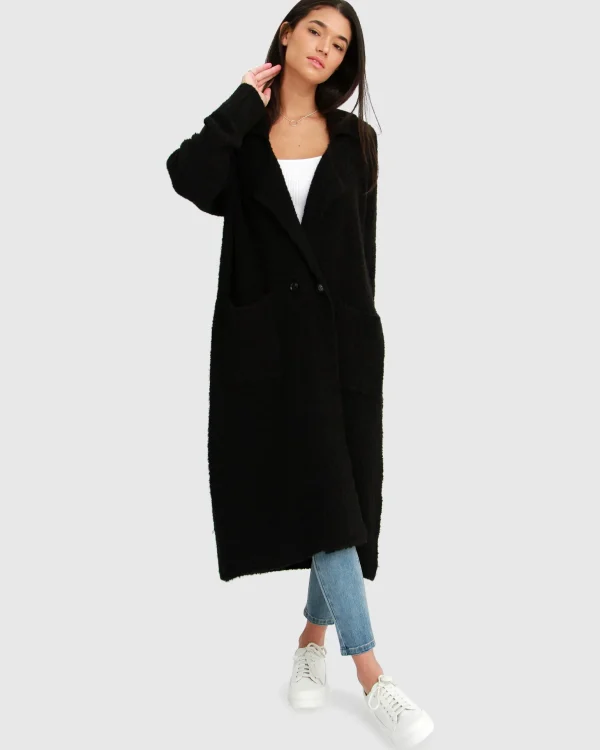 Belle & Bloom Cardigans | Cardigans>Born To Run Sustainable Sweater Coat -