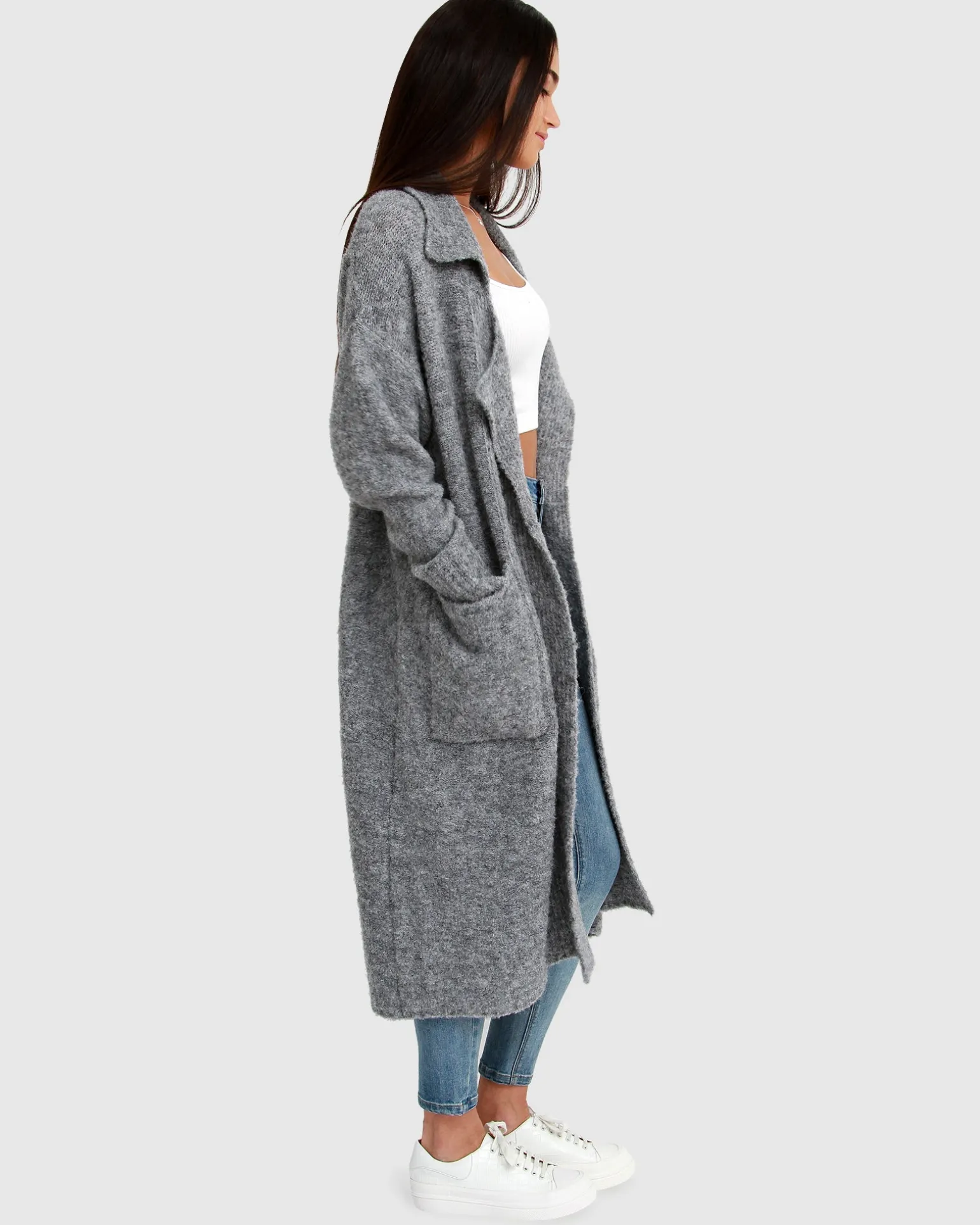 Belle & Bloom Cardigans | Cardigans>Born To Run Sustainable Sweater Coat -