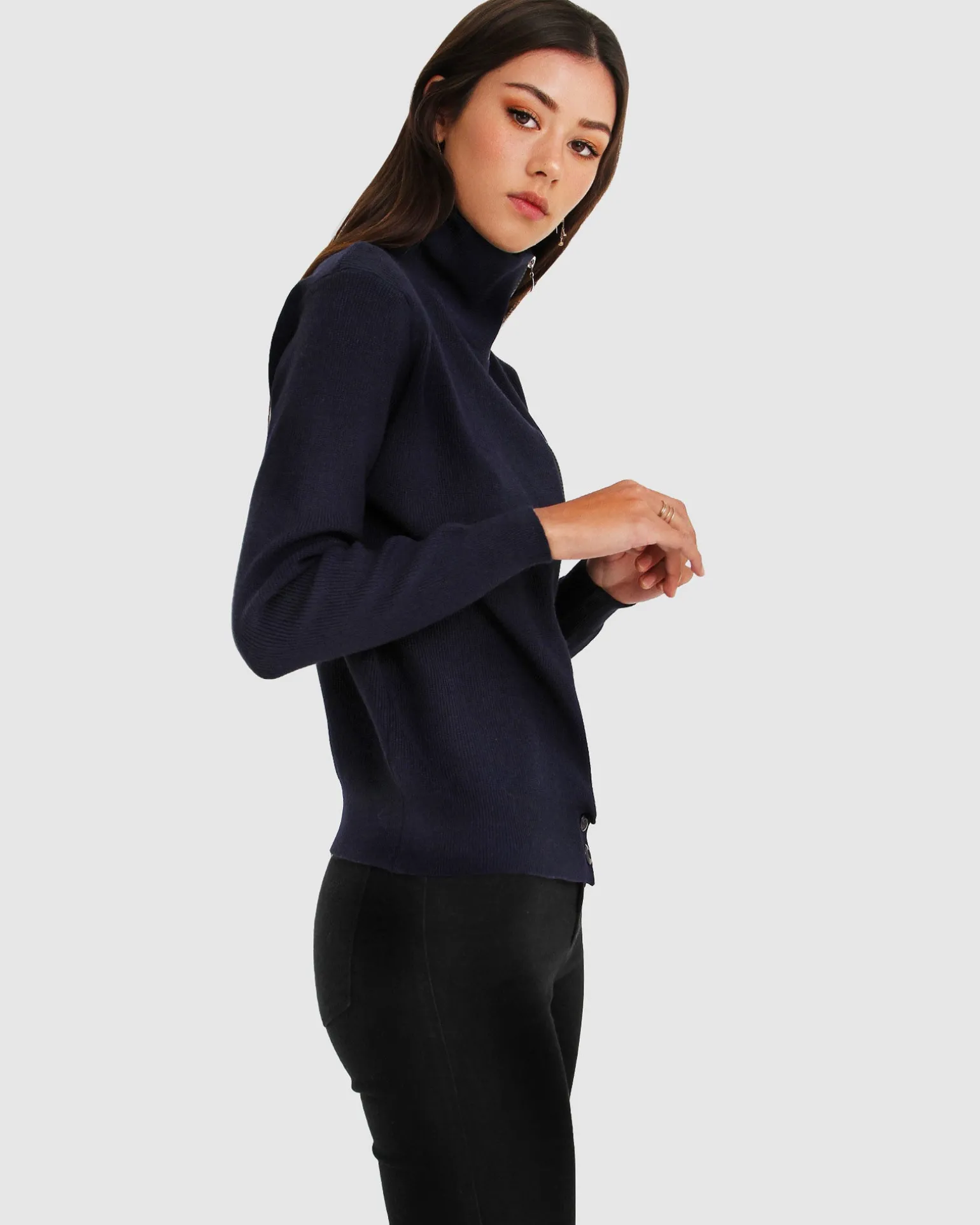 Belle & Bloom Sweaters | Sweaters>Brother’s Zip Front Jumper -