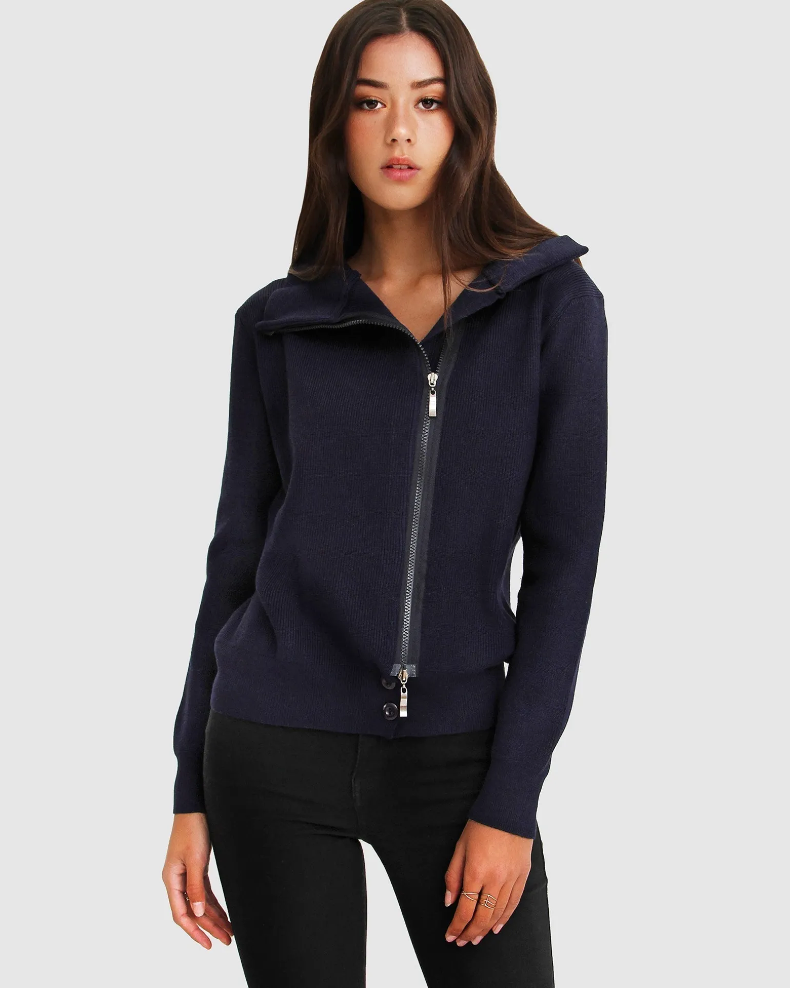 Belle & Bloom Sweaters | Sweaters>Brother’s Zip Front Jumper -