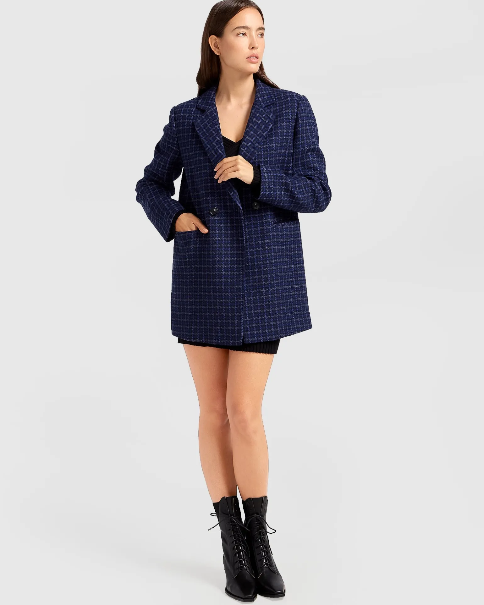 Belle & Bloom Blazers | Suits & Blazers>Cambridge Oversized Wool Blazer -