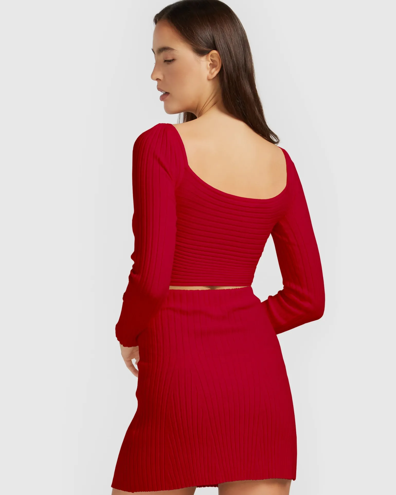 Belle & Bloom Skirts>C'est Belle Knit Mini Skirt -