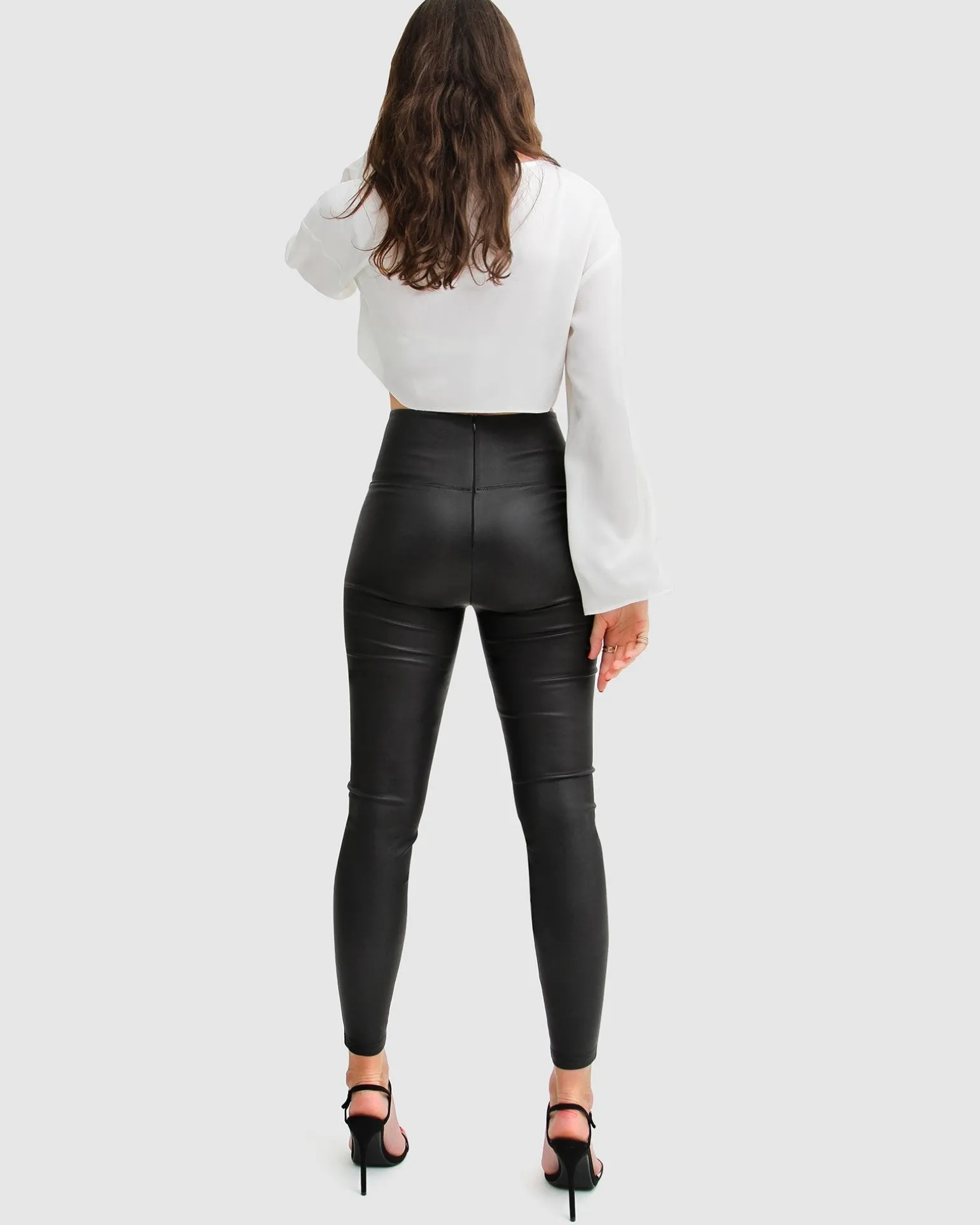 Belle & Bloom Pants>City Slicker Coated Legging -