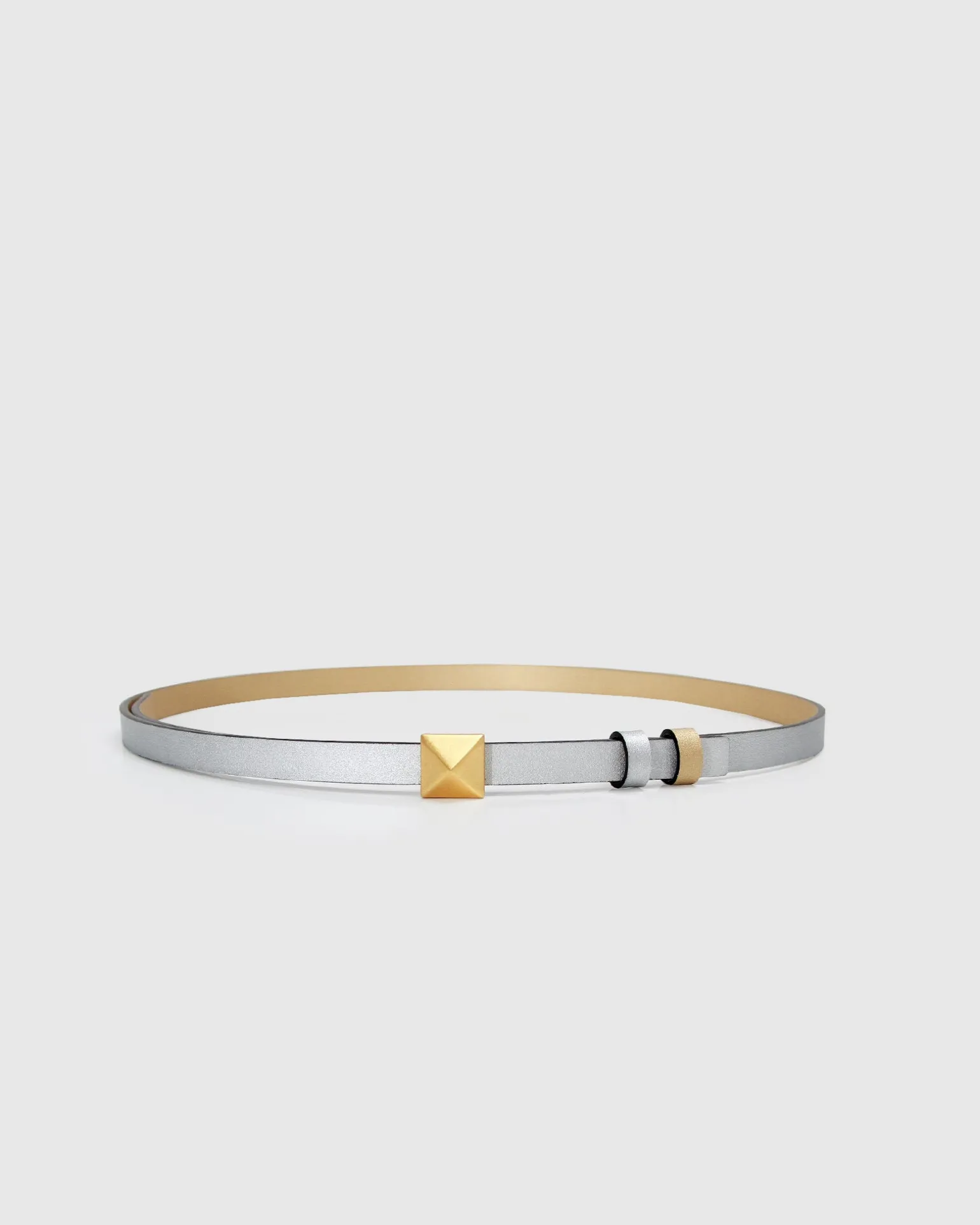 Belle & Bloom Belts>Cleopatra Pyramid Stud Leather Belt -