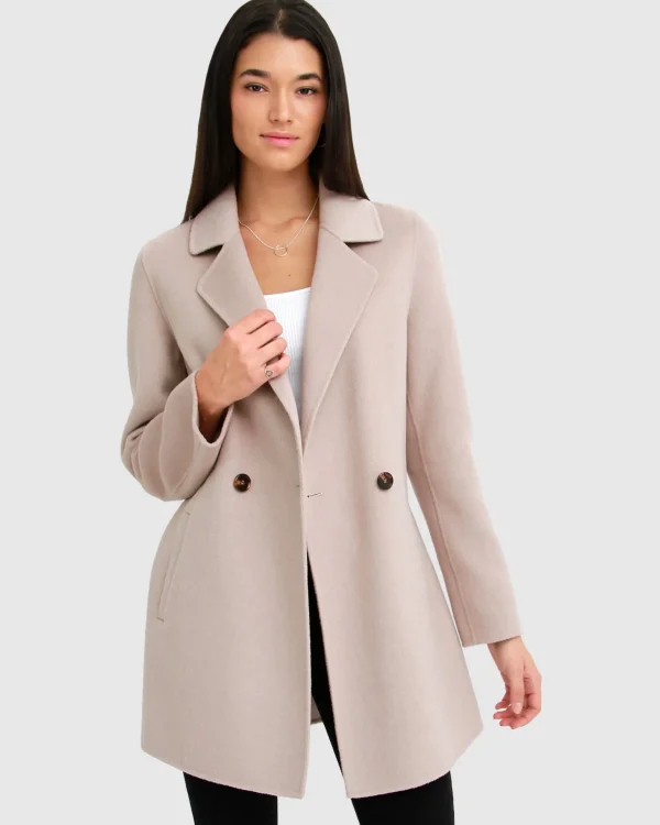 Belle & Bloom Belted Coats | Wool Coats>Electric Feel Drawstring Coat -