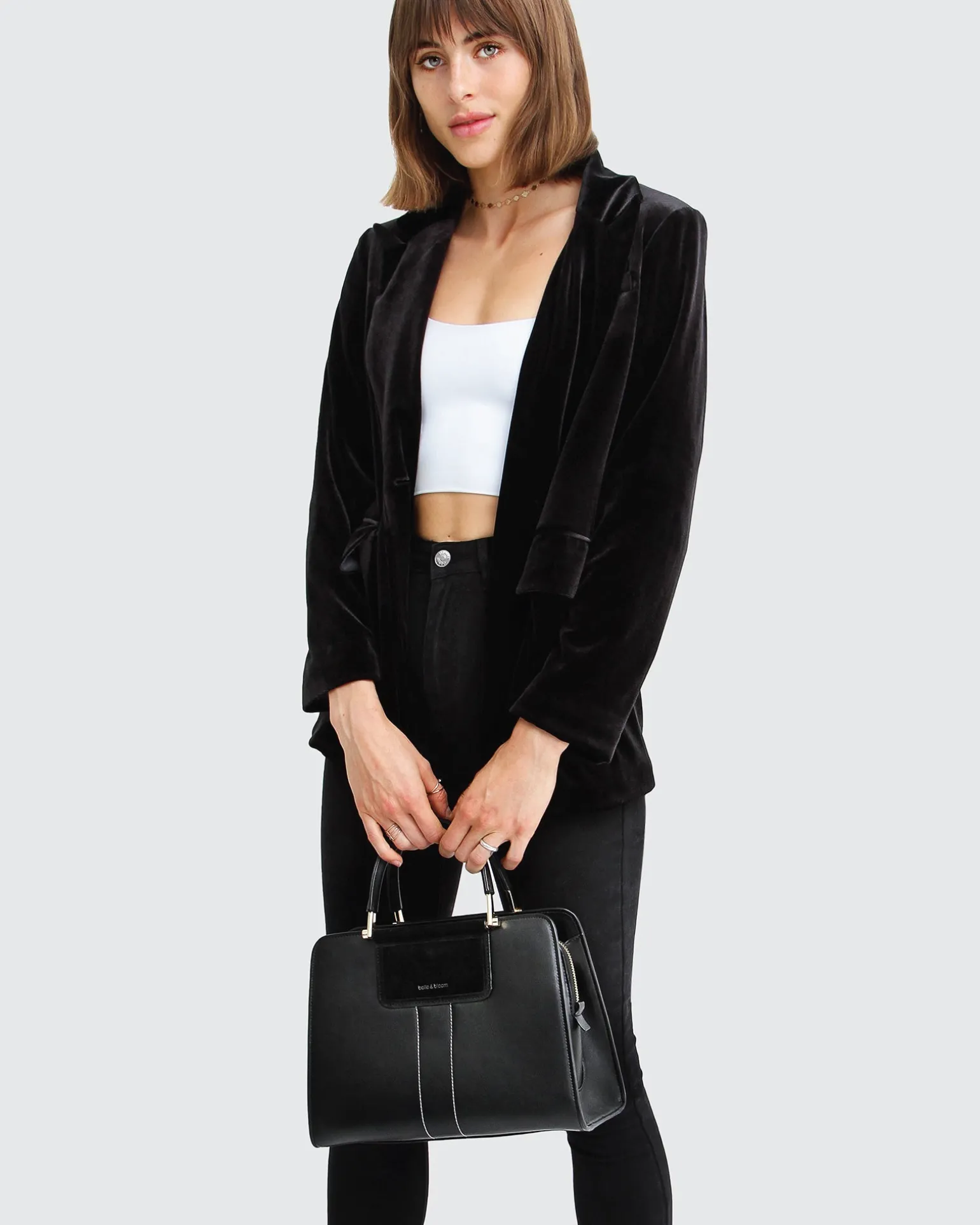 Belle & Bloom Blazers | Suits & Blazers>Eternity Velvet Blazer -
