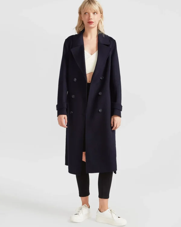 Belle & Bloom Belted Coats | Wool Coats>Front Runner Belted Coat -