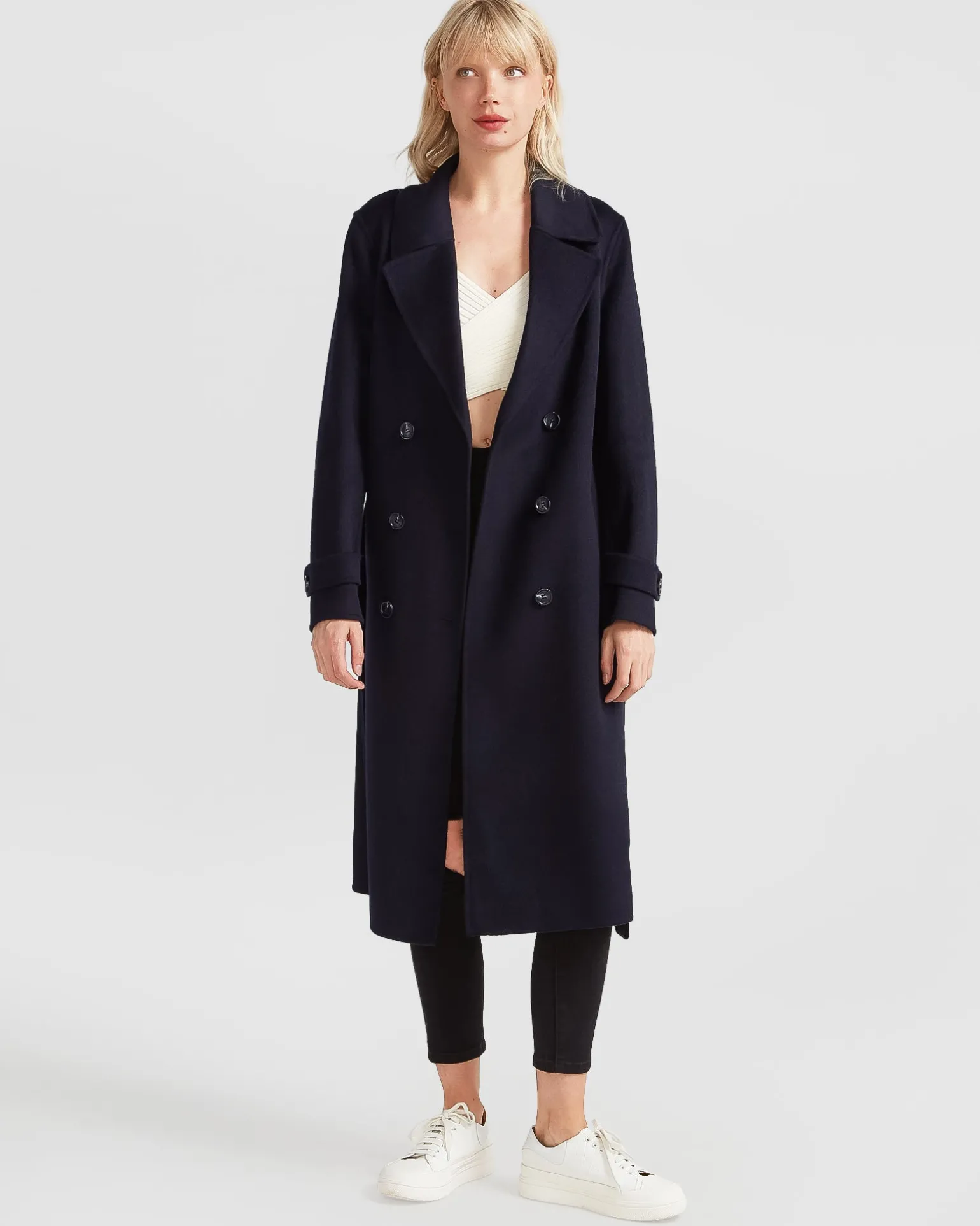 Belle & Bloom Belted Coats | Wool Coats>Front Runner Belted Coat -