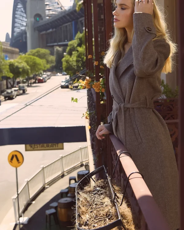 Belle & Bloom Belted Coats | Wool Coats>Front Runner Belted Coat -