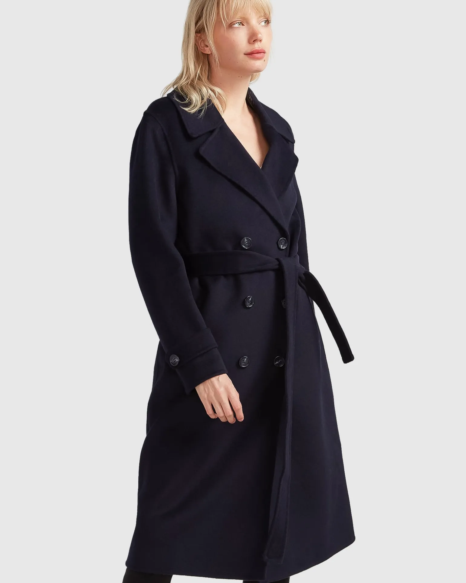 Belle & Bloom Belted Coats | Wool Coats>Front Runner Belted Coat -