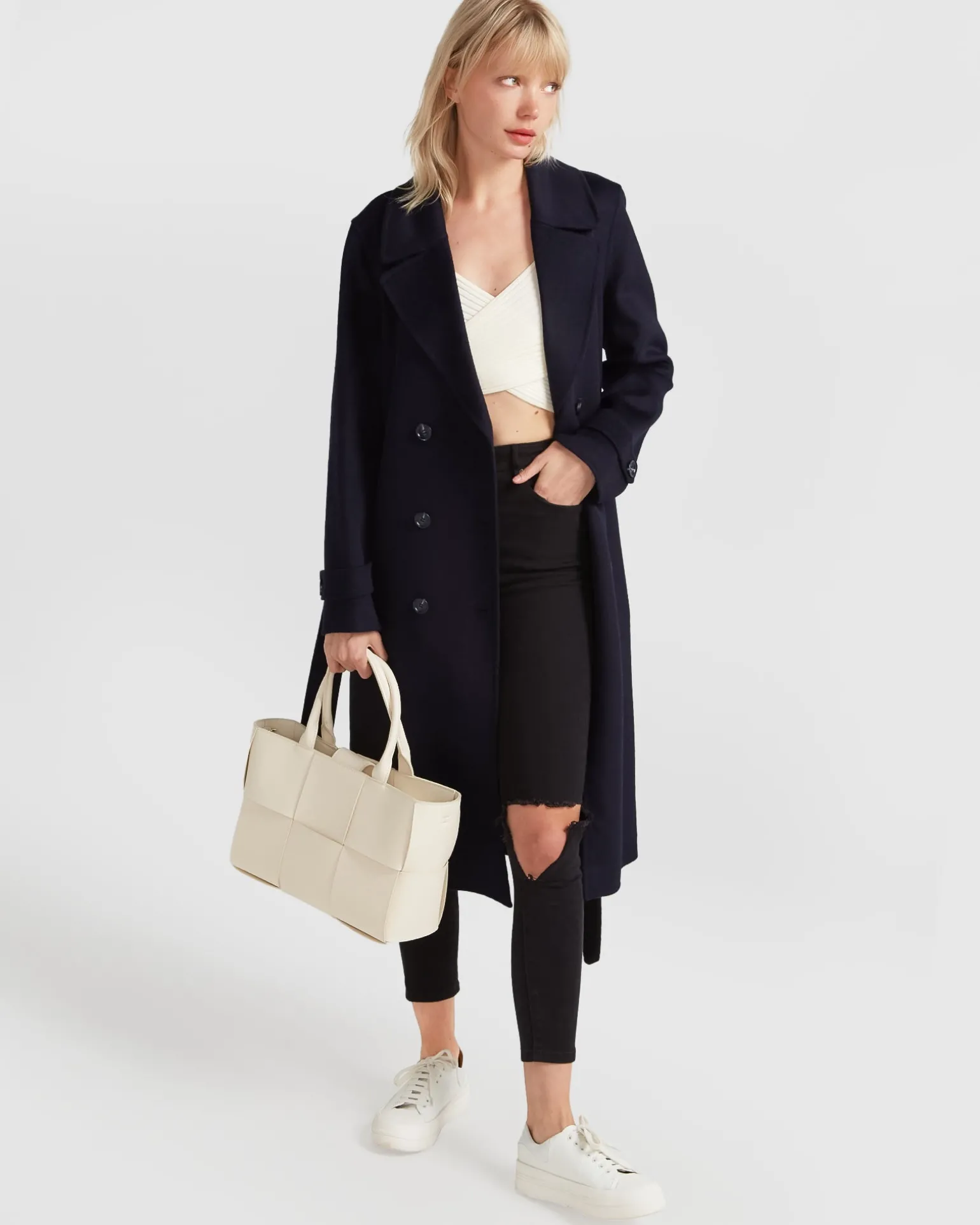 Belle & Bloom Belted Coats | Wool Coats>Front Runner Belted Coat -