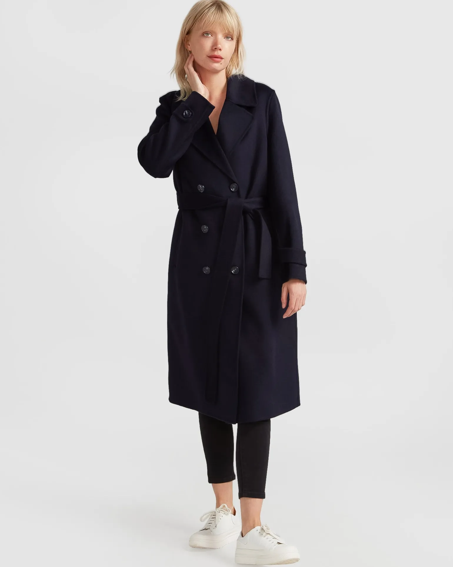 Belle & Bloom Belted Coats | Wool Coats>Front Runner Belted Coat -