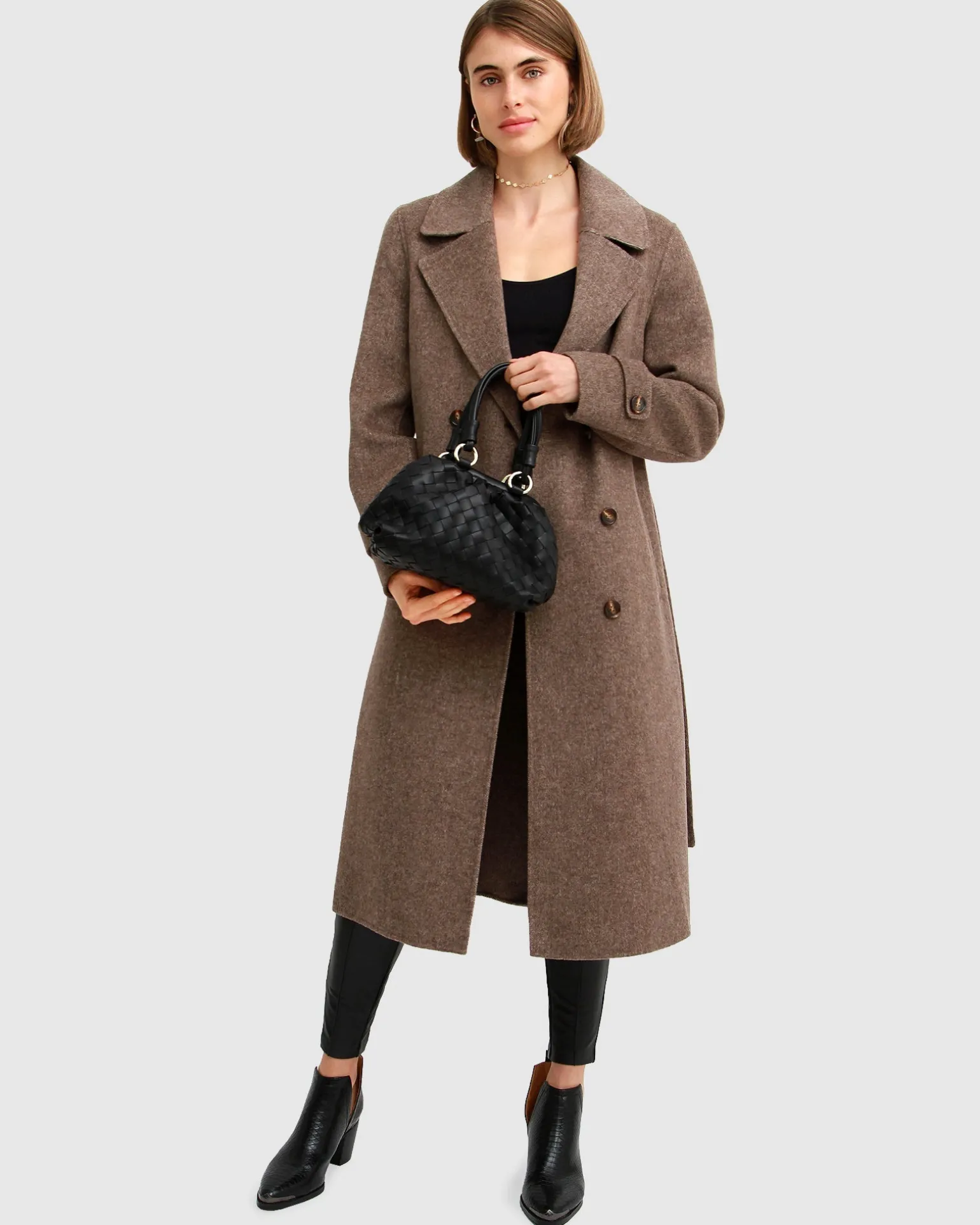 Belle & Bloom Belted Coats | Wool Coats>Front Runner Belted Coat -