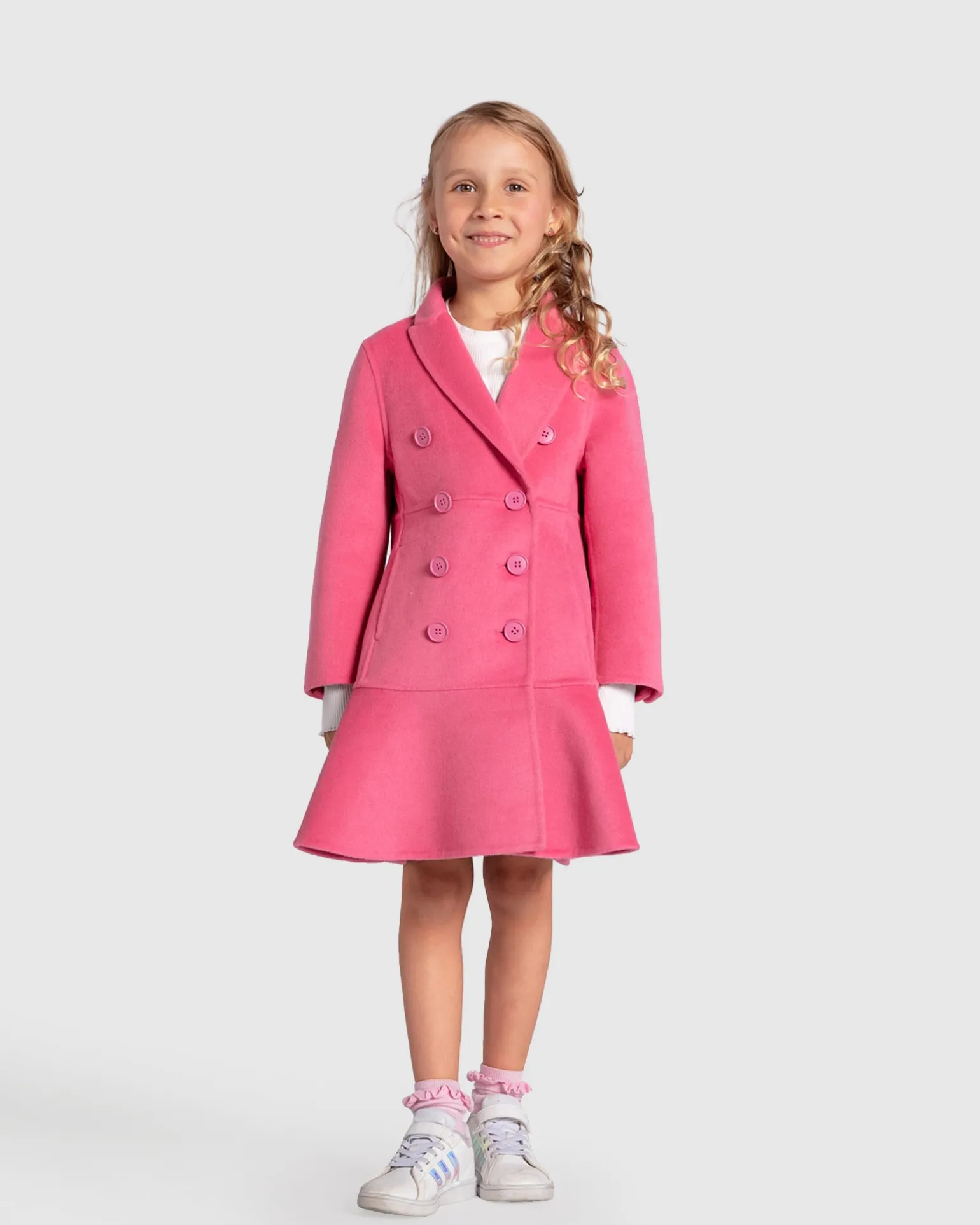 Belle & Bloom Girls Coats>Good Manners Wool Blend Fitted Coat -