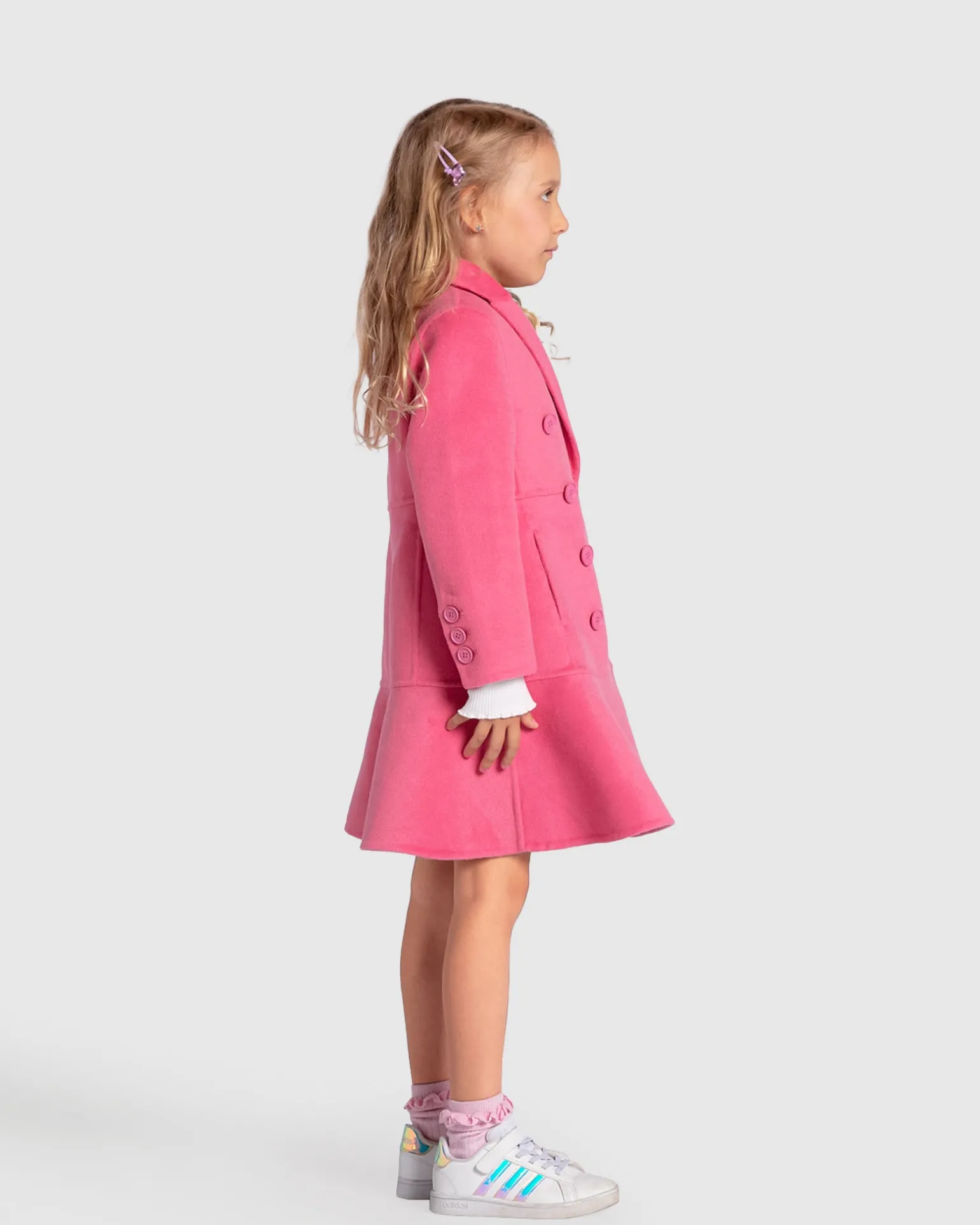 Belle & Bloom Girls Coats>Good Manners Wool Blend Fitted Coat -