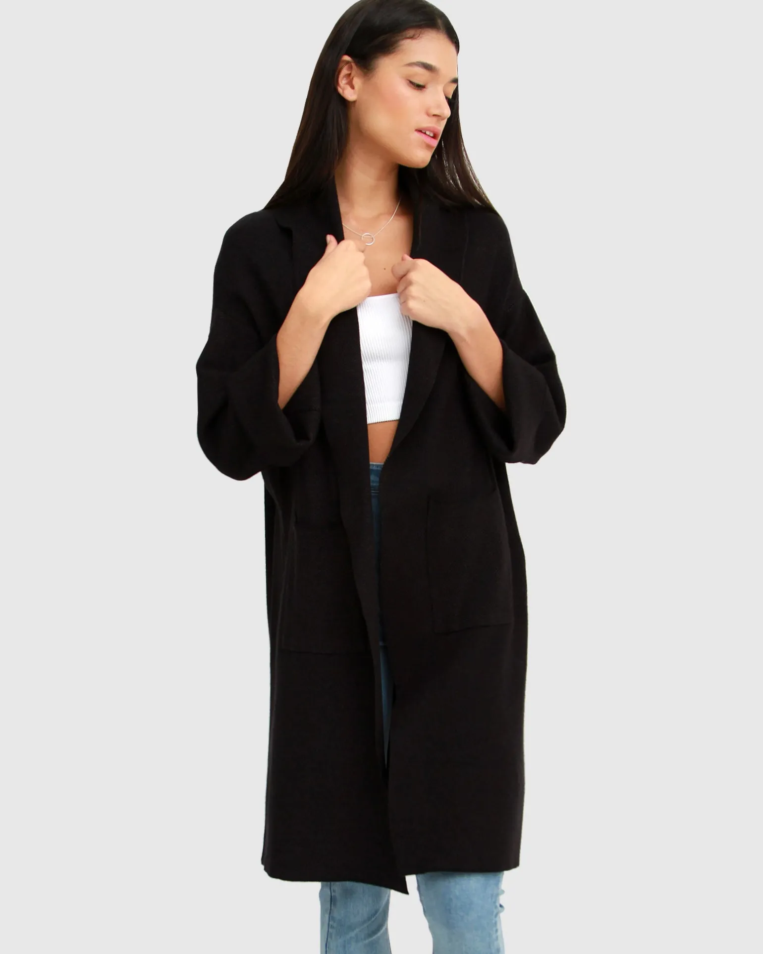 Belle & Bloom Cardigans | Cardigans>Hold The Line Coatigan -