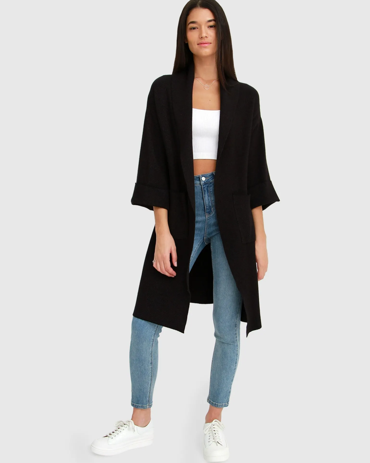 Belle & Bloom Cardigans | Cardigans>Hold The Line Coatigan -