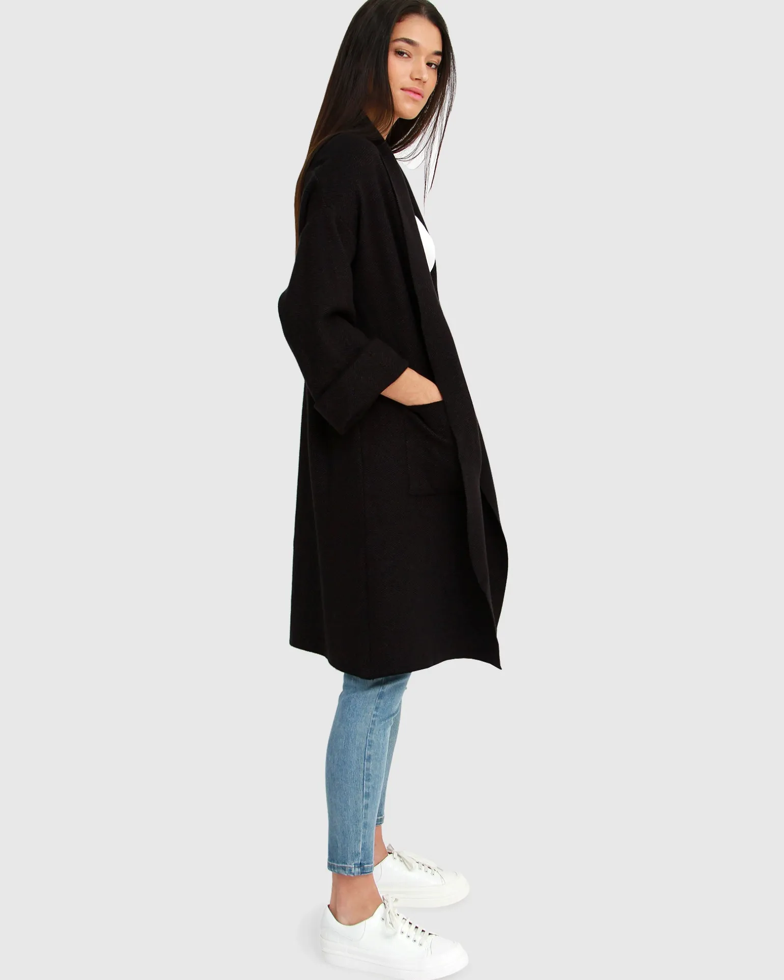 Belle & Bloom Cardigans | Cardigans>Hold The Line Coatigan -