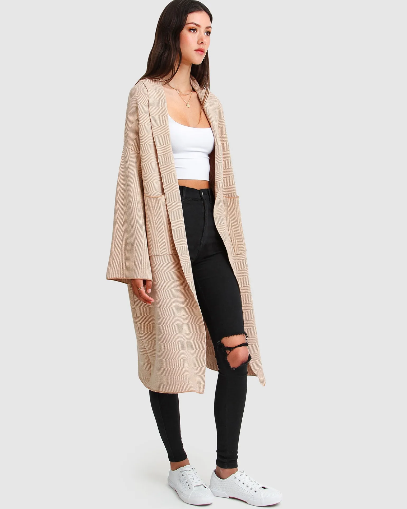 Belle & Bloom Cardigans | Cardigans>Hold The Line Coatigan -