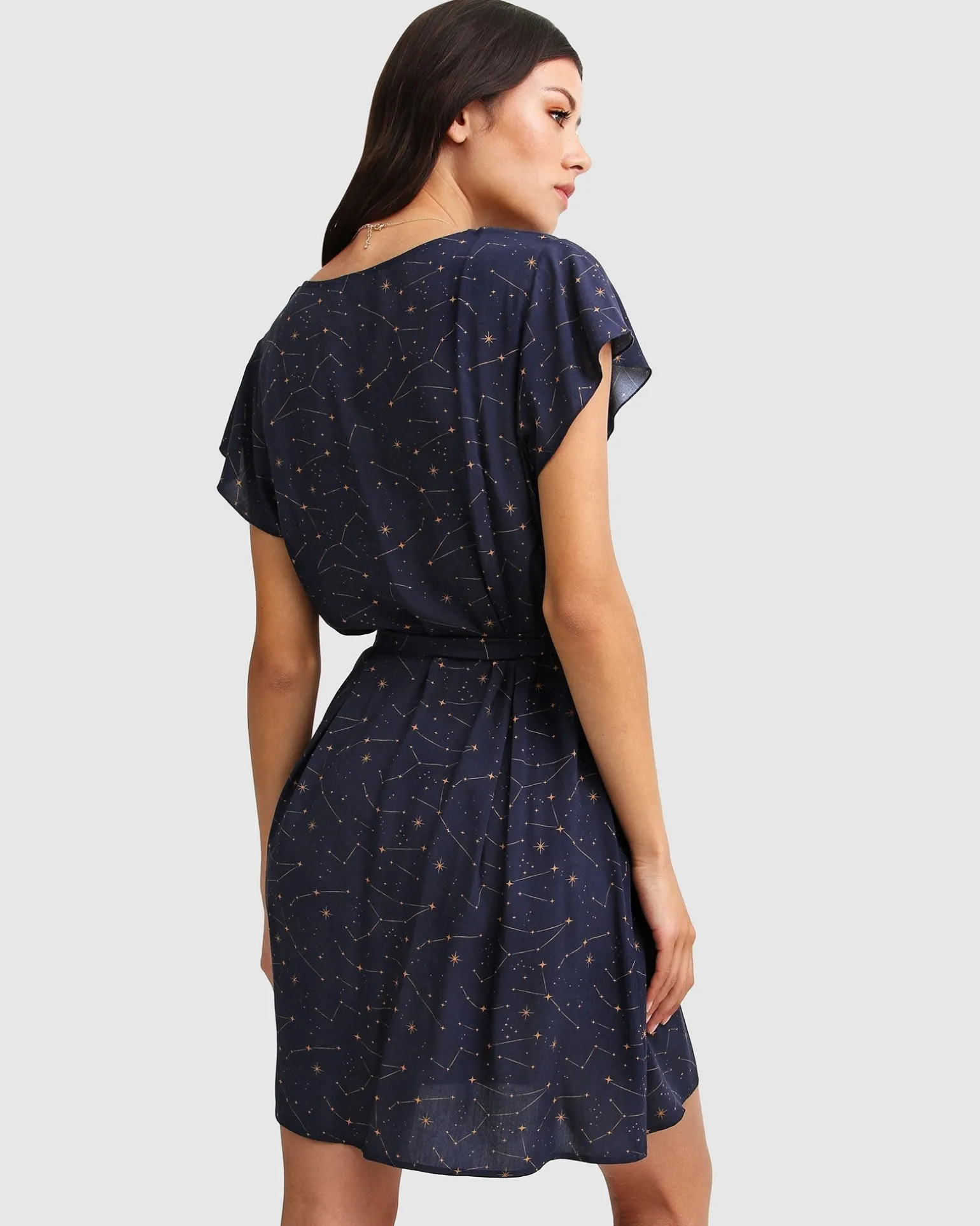 Belle & Bloom Mini Dresses | Mini Dresses>I'm The Star Wrap Dress -