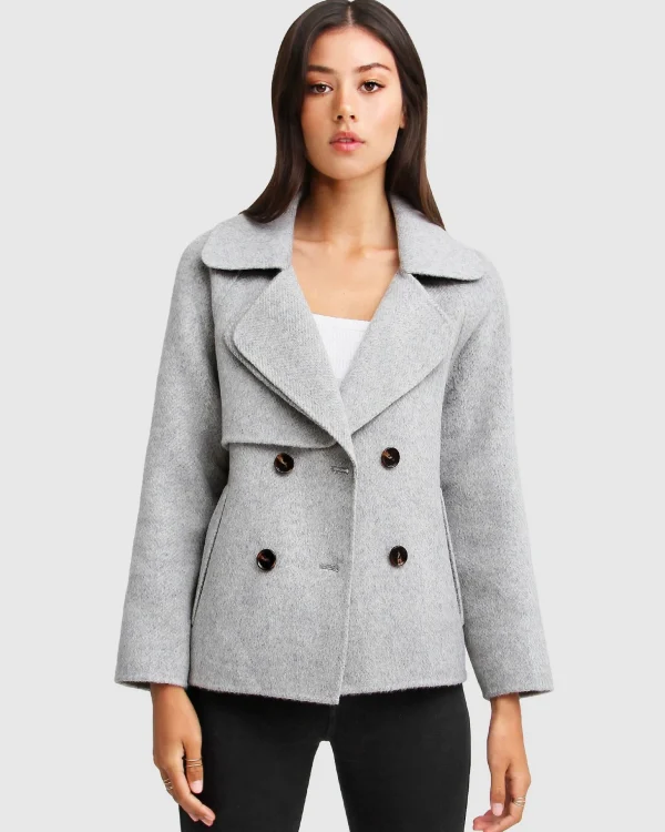 Belle & Bloom Wool Coats | Wool Coats>I'm Yours Wool Blend Peacoat -