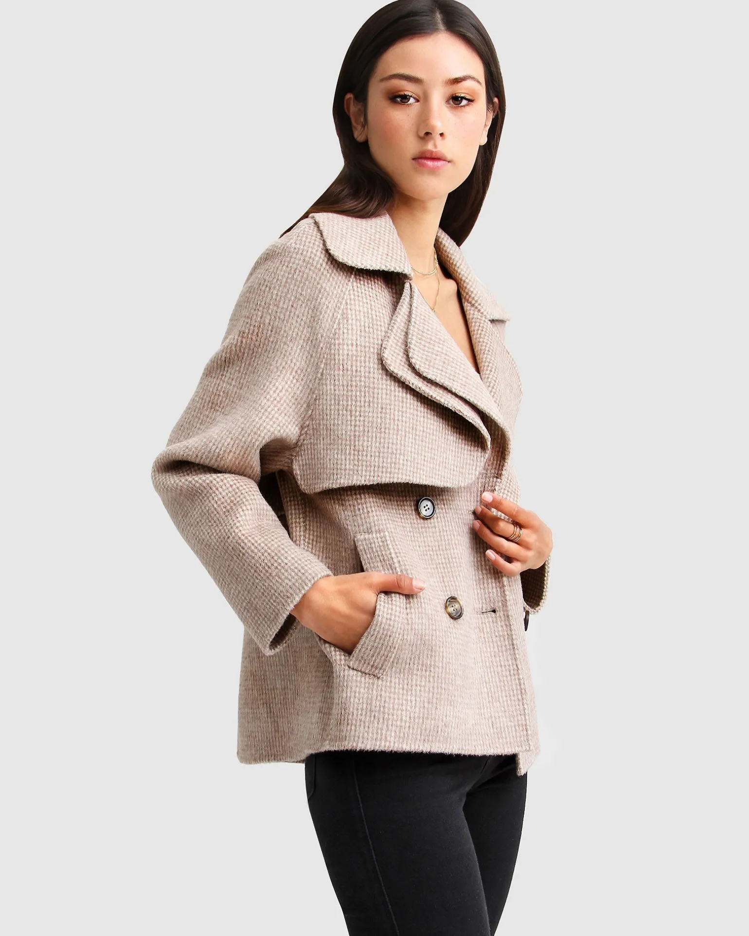 Belle & Bloom Wool Coats | Wool Coats>I'm Yours Wool Blend Peacoat -