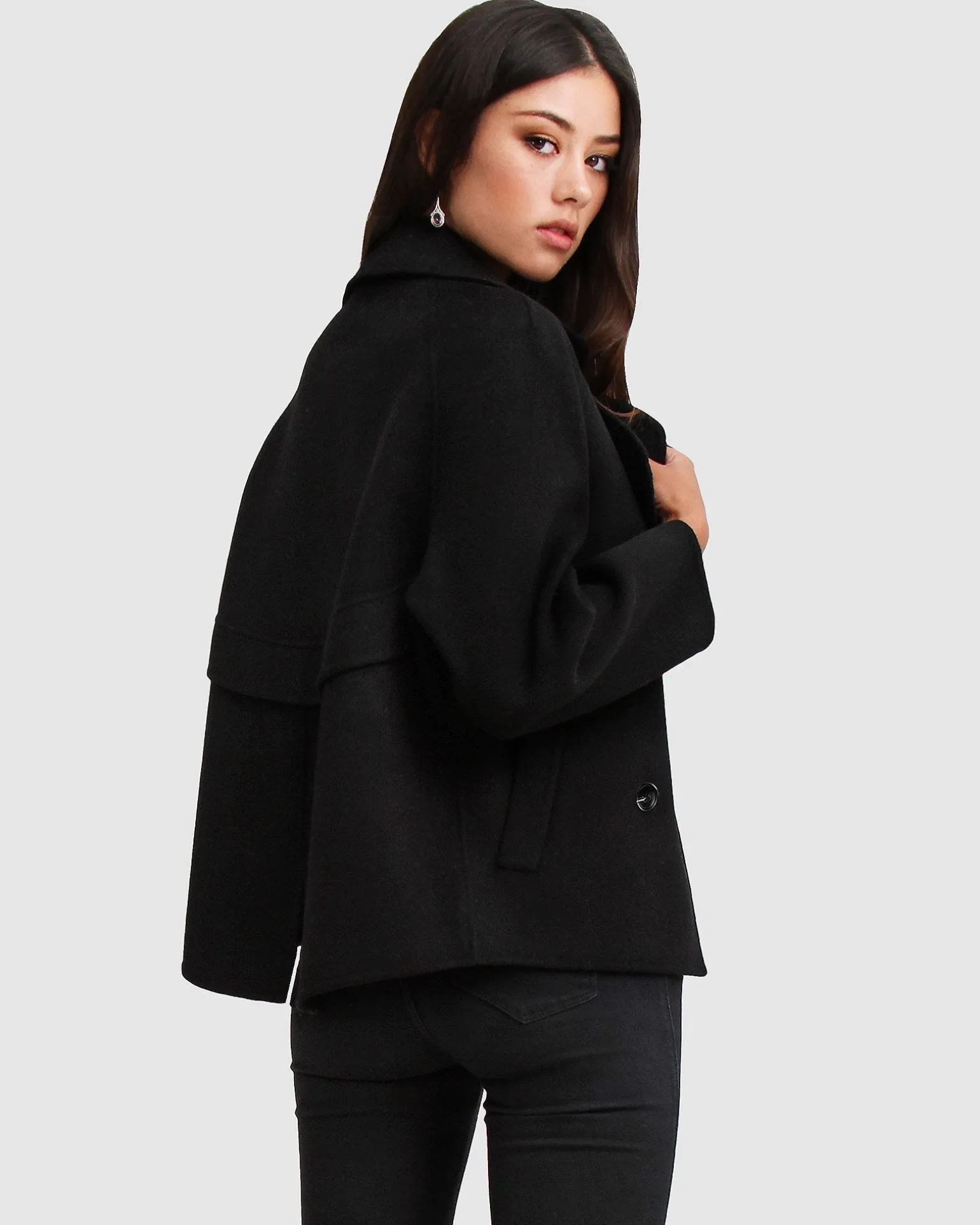 Belle & Bloom Wool Coats | Wool Coats>I'm Yours Wool Blend Peacoat -