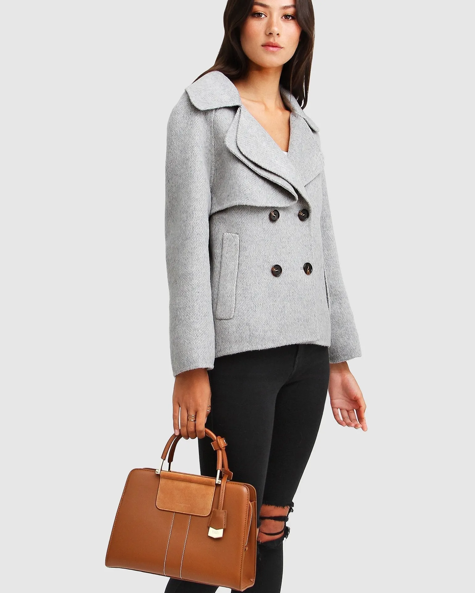 Belle & Bloom Wool Coats | Wool Coats>I'm Yours Wool Blend Peacoat -