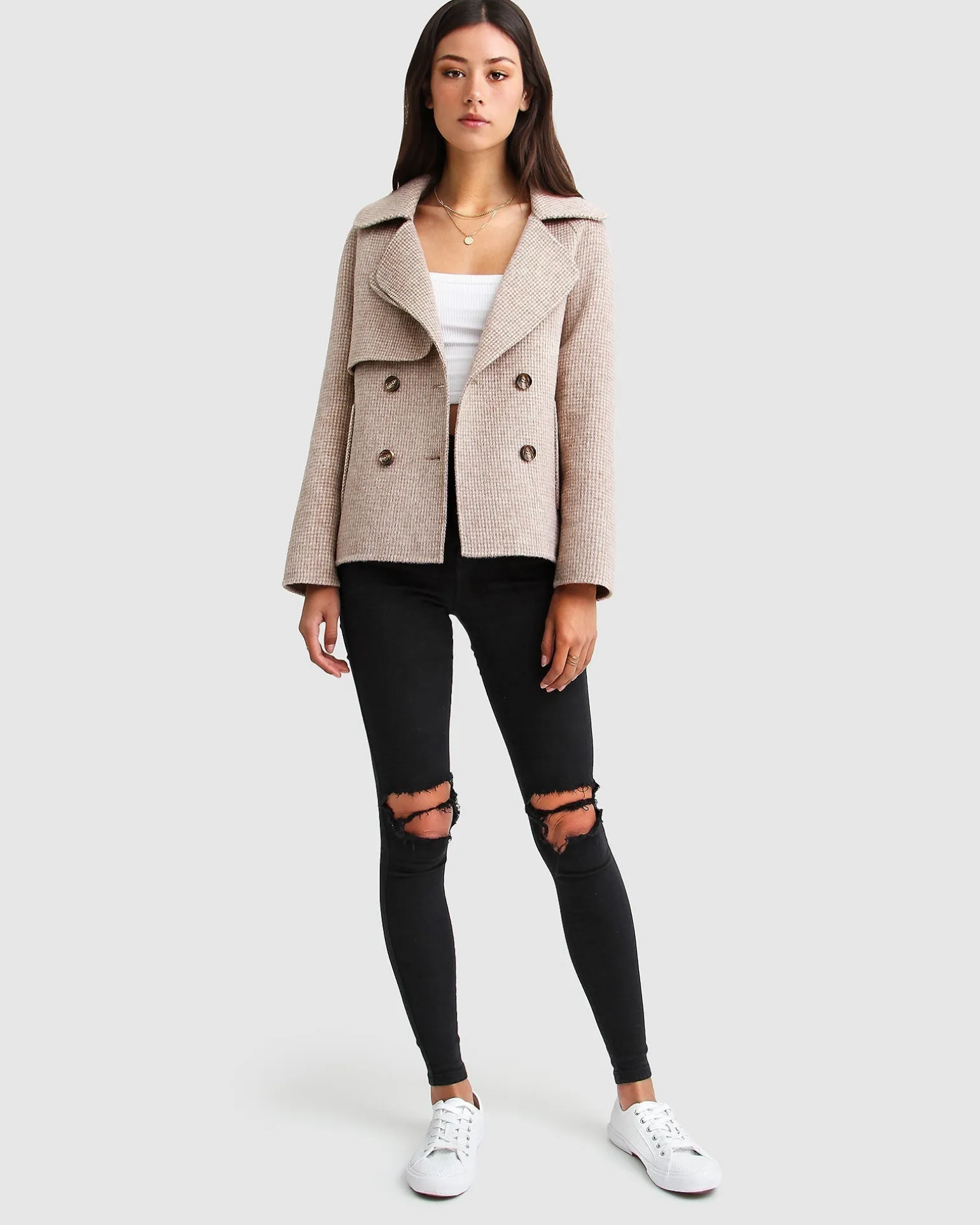 Belle & Bloom Wool Coats | Wool Coats>I'm Yours Wool Blend Peacoat -