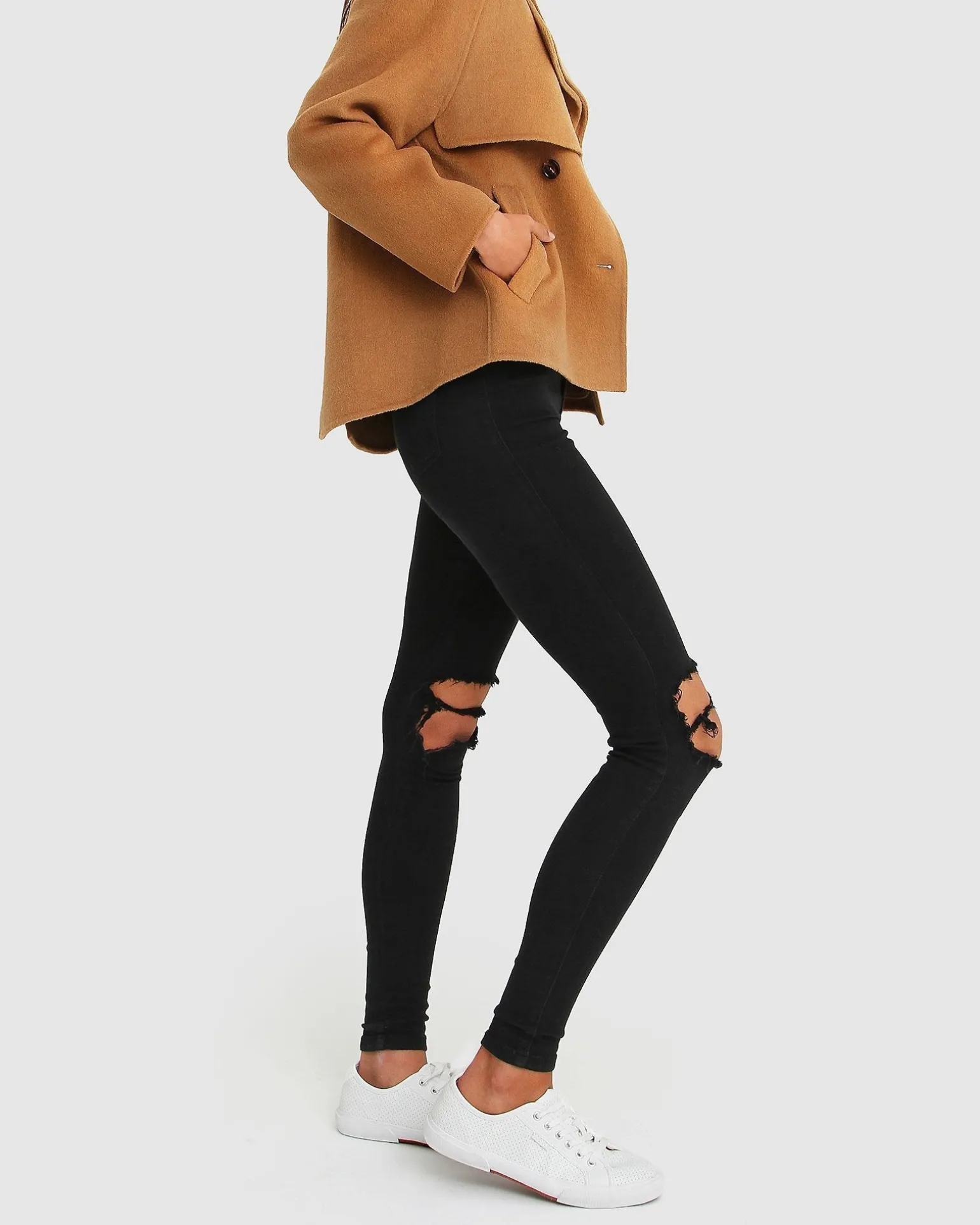 Belle & Bloom Wool Coats | Wool Coats>I'm Yours Wool Blend Peacoat -