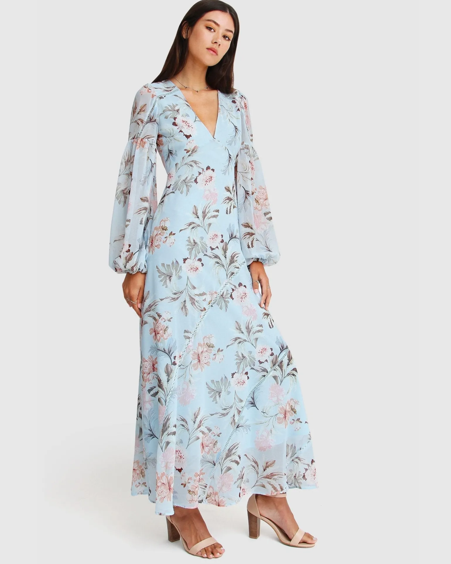 Belle & Bloom Maxi Dresses | Maxi Dresses>In Your Dreams Maxi Dress - Light Blue