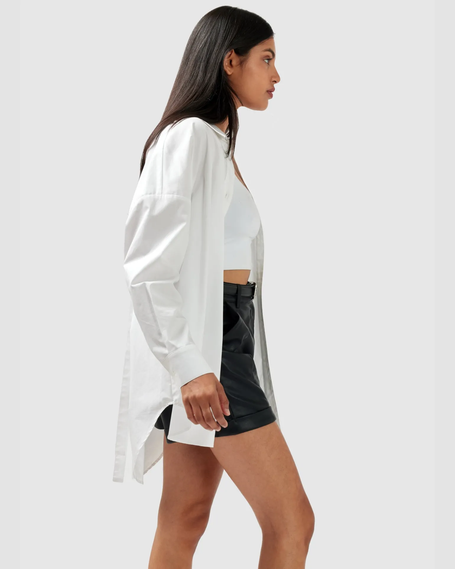 Belle & Bloom Shirts & Blouses>Into You Oversized Shirt -