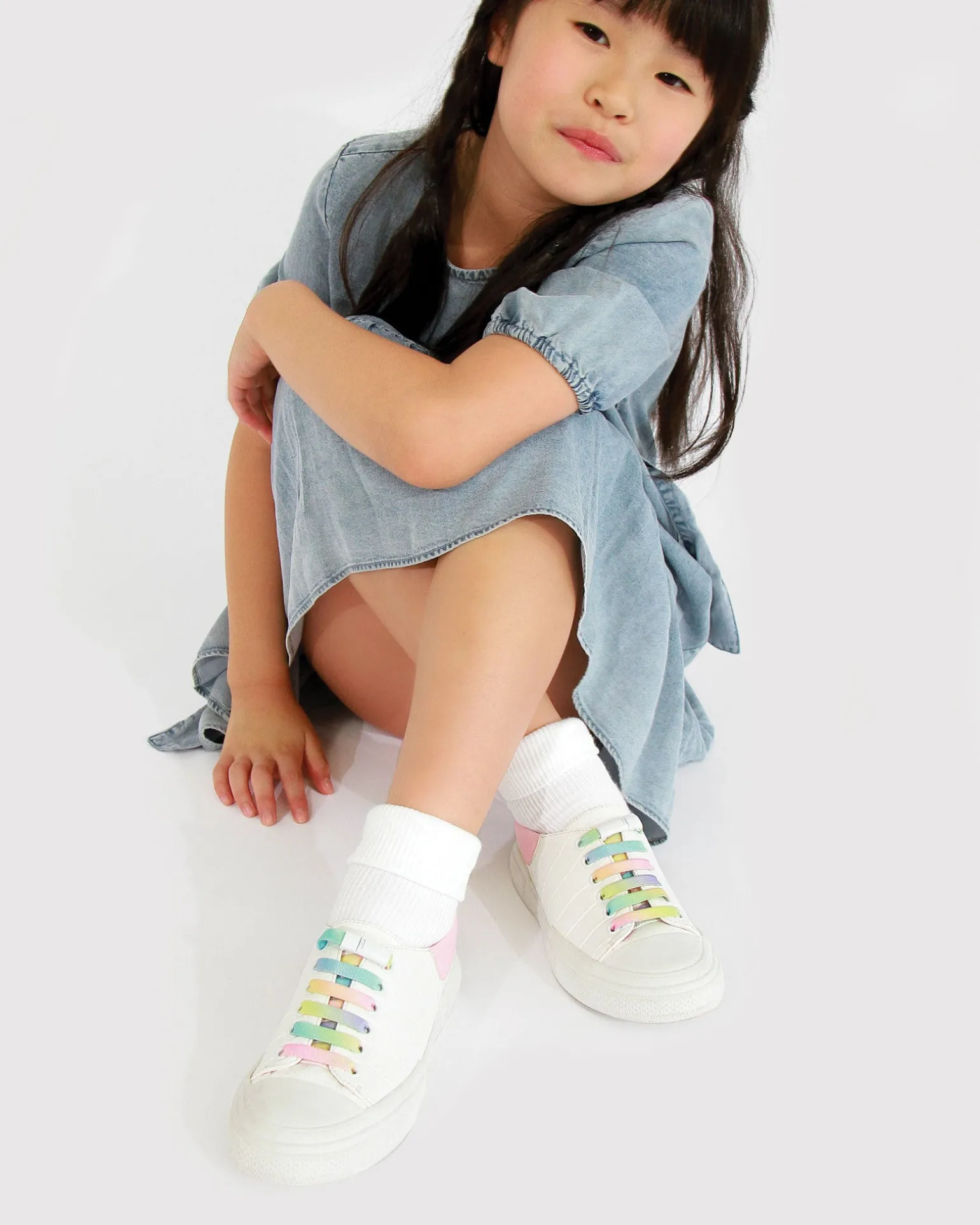 Belle & Bloom Girls Shoes>Just A Little Dream Croc Leather Sneaker -