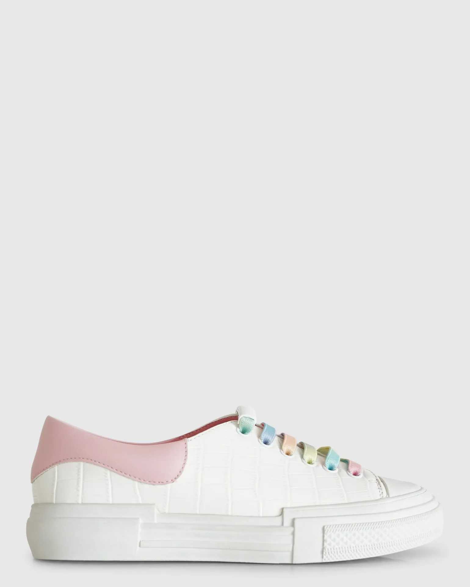 Belle & Bloom Girls Shoes>Just A Little Dream Croc Leather Sneaker -