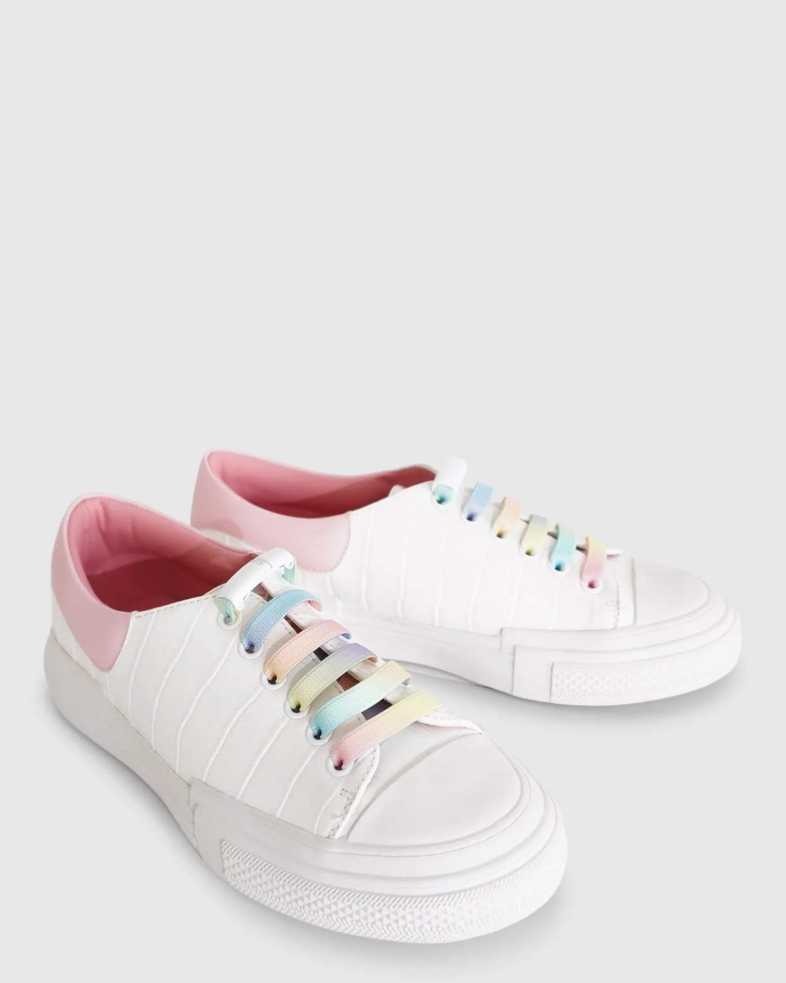 Belle & Bloom Girls Shoes>Just A Little Dream Croc Leather Sneaker -