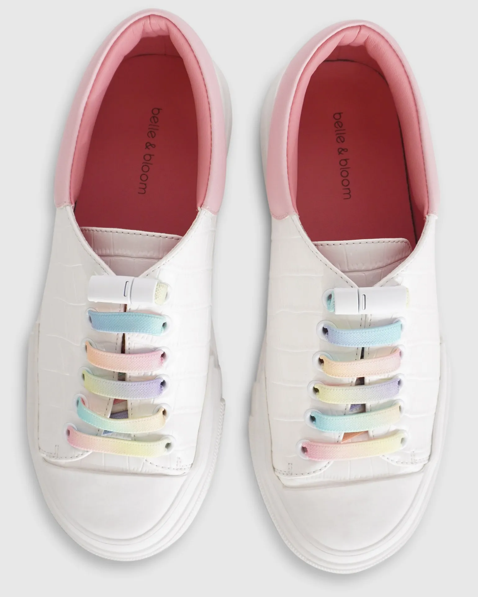 Belle & Bloom Girls Shoes>Just A Little Dream Croc Leather Sneaker -