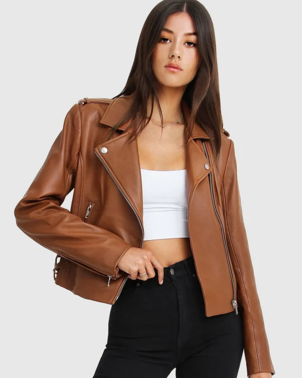 Belle & Bloom Leather Jackets | Leather Coats>Just Friends Leather Jacket -