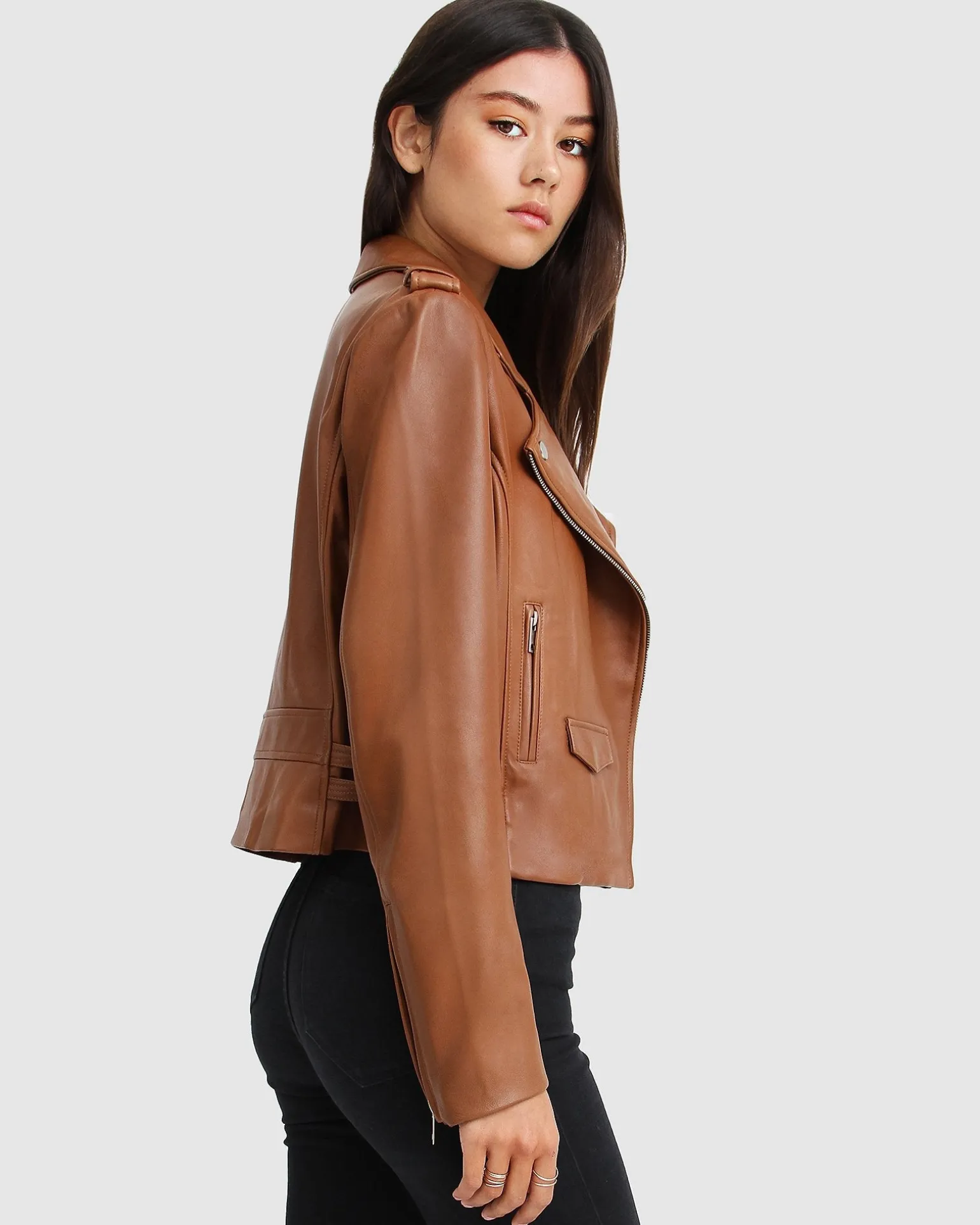 Belle & Bloom Leather Jackets | Leather Coats>Just Friends Leather Jacket -