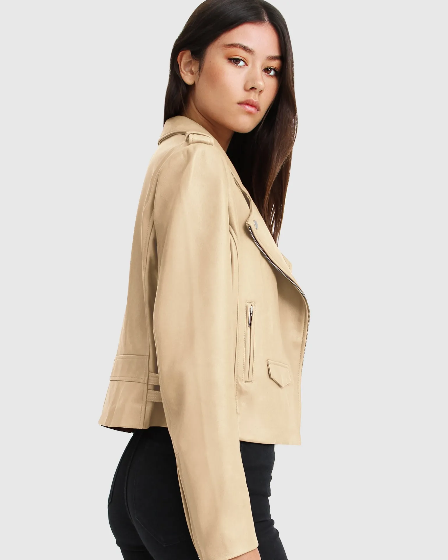 Belle & Bloom Leather Jackets | Leather Coats>Just Friends Leather Jacket -