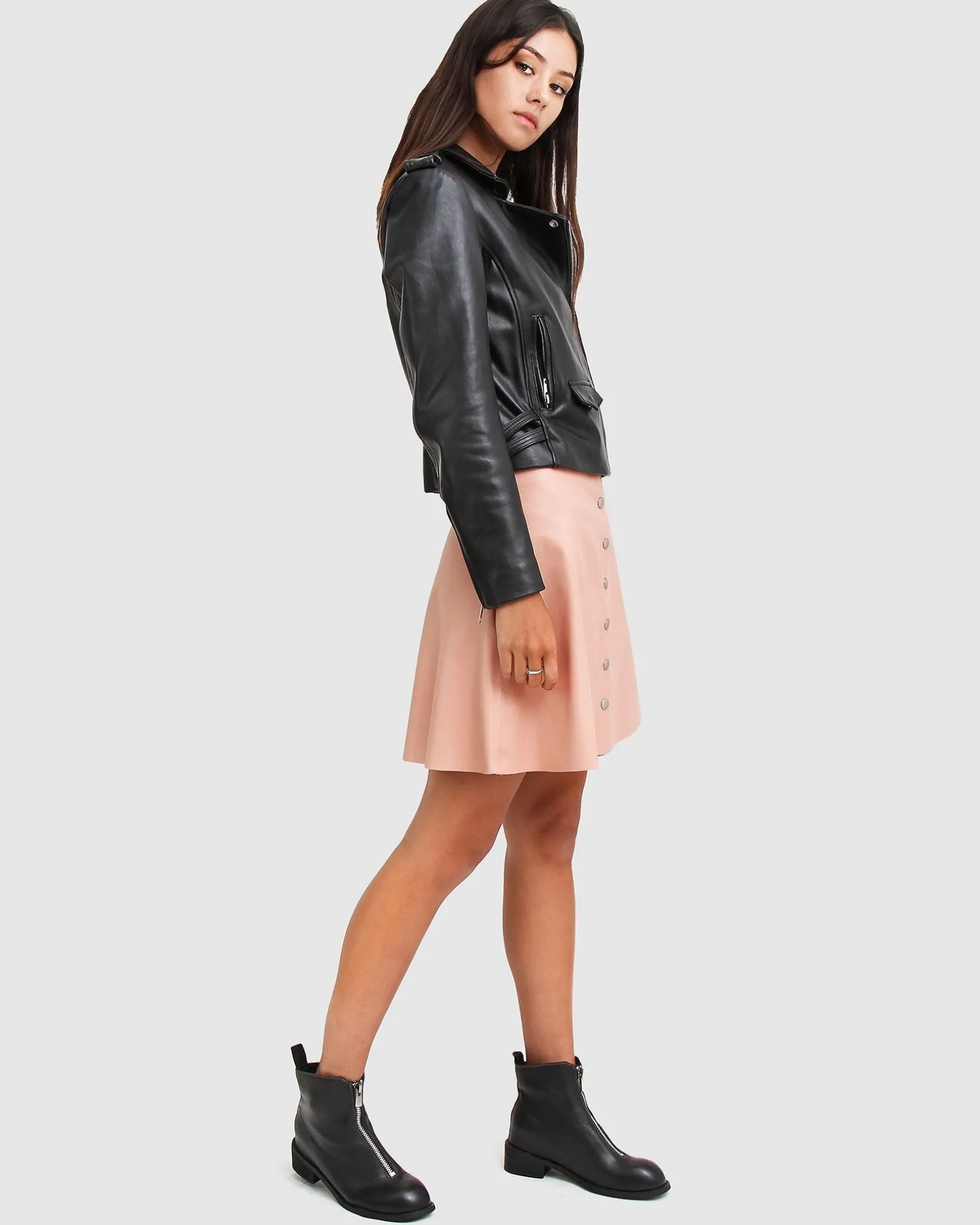 Belle & Bloom Leather Jackets | Leather Coats>Just Friends Leather Jacket -
