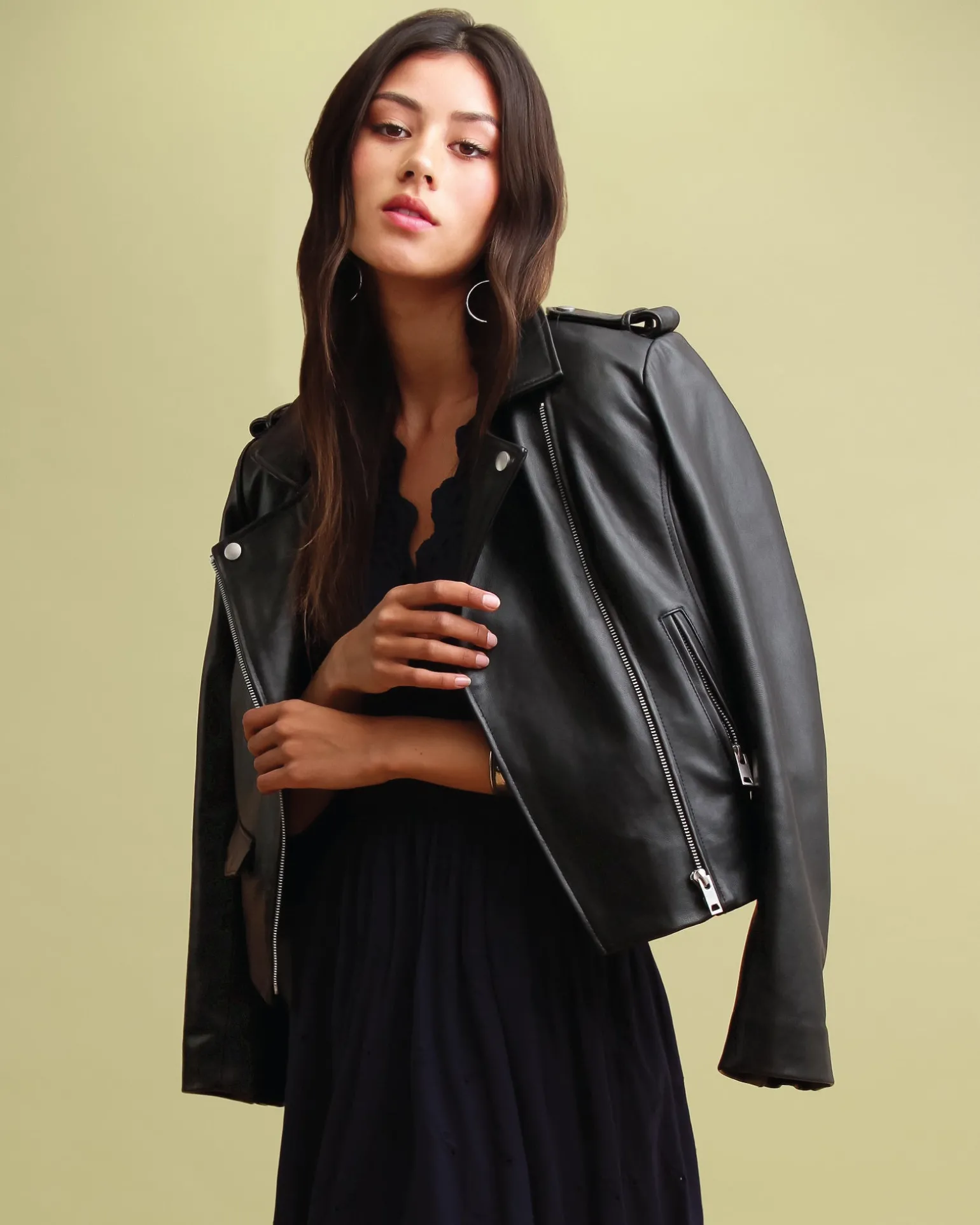 Belle & Bloom Leather Jackets | Leather Coats>Just Friends Leather Jacket -