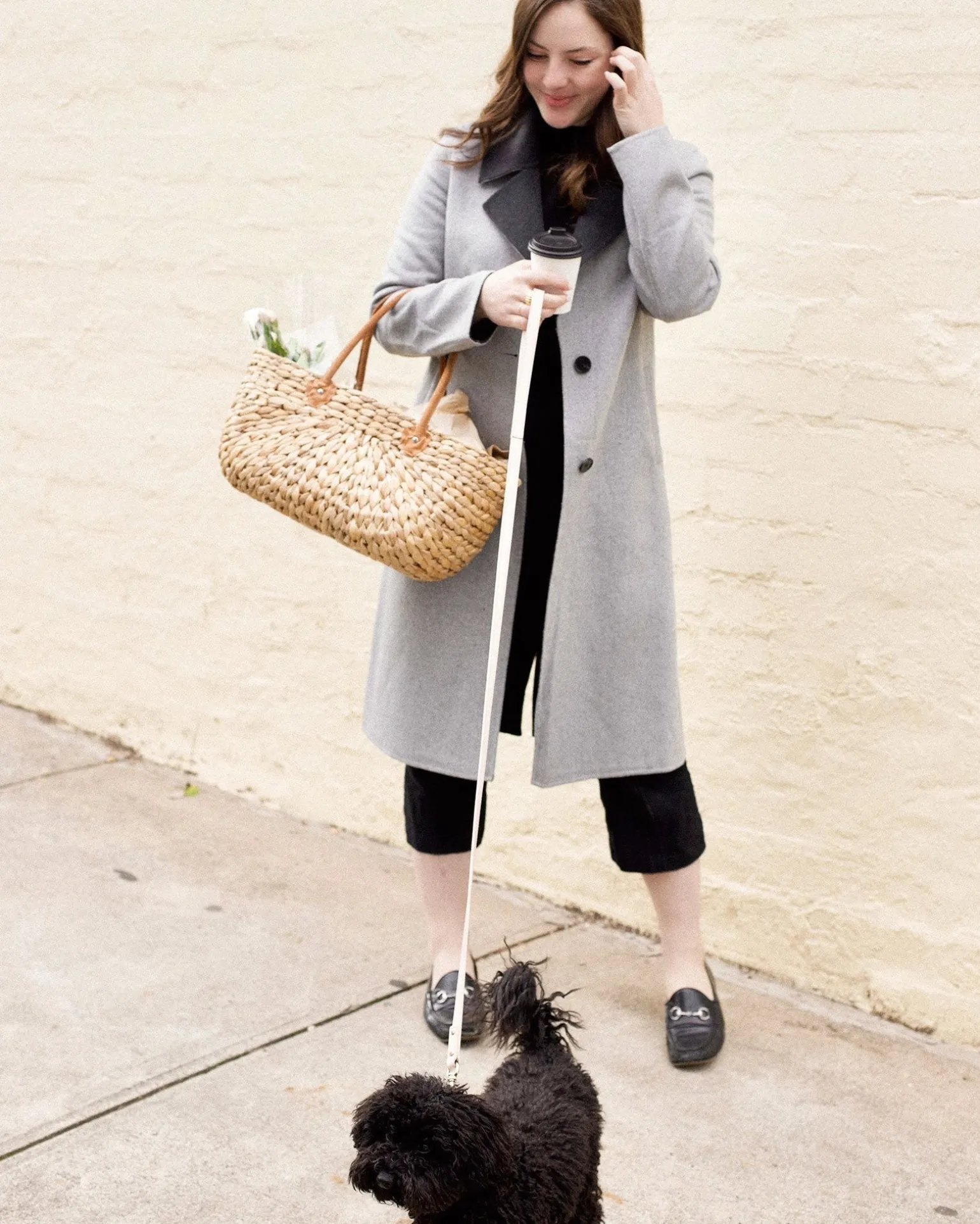 Belle & Bloom Wool Coats | Wool Coats>Lexington Two-Tone Wool Blend Coat - Grey