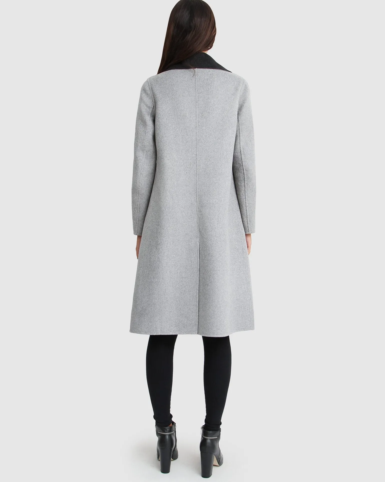 Belle & Bloom Wool Coats | Wool Coats>Lexington Two-Tone Wool Blend Coat - Grey